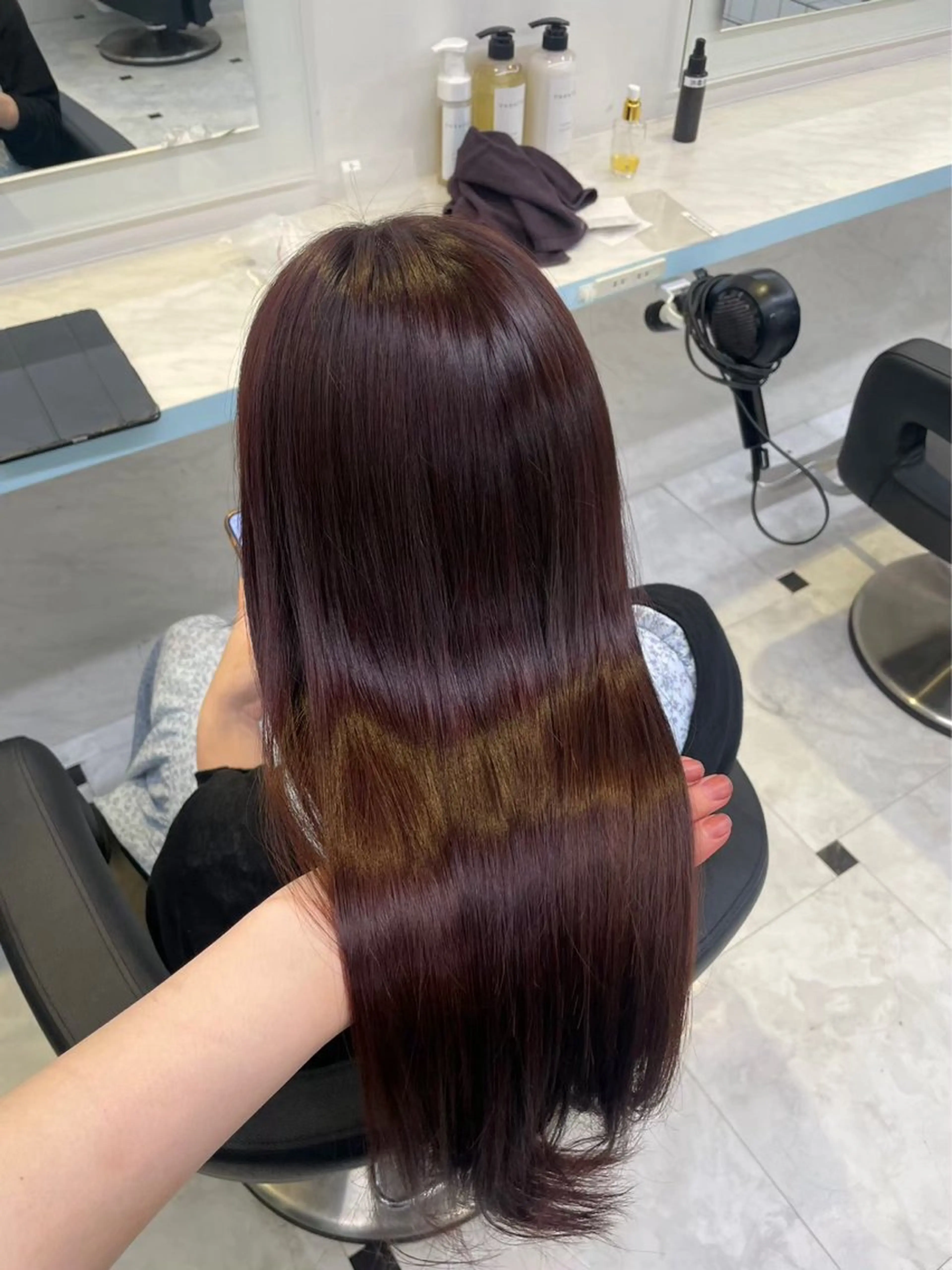 ロング カラー ヘアアレンジ 🎀 yuuka🎀のヘアスタイル