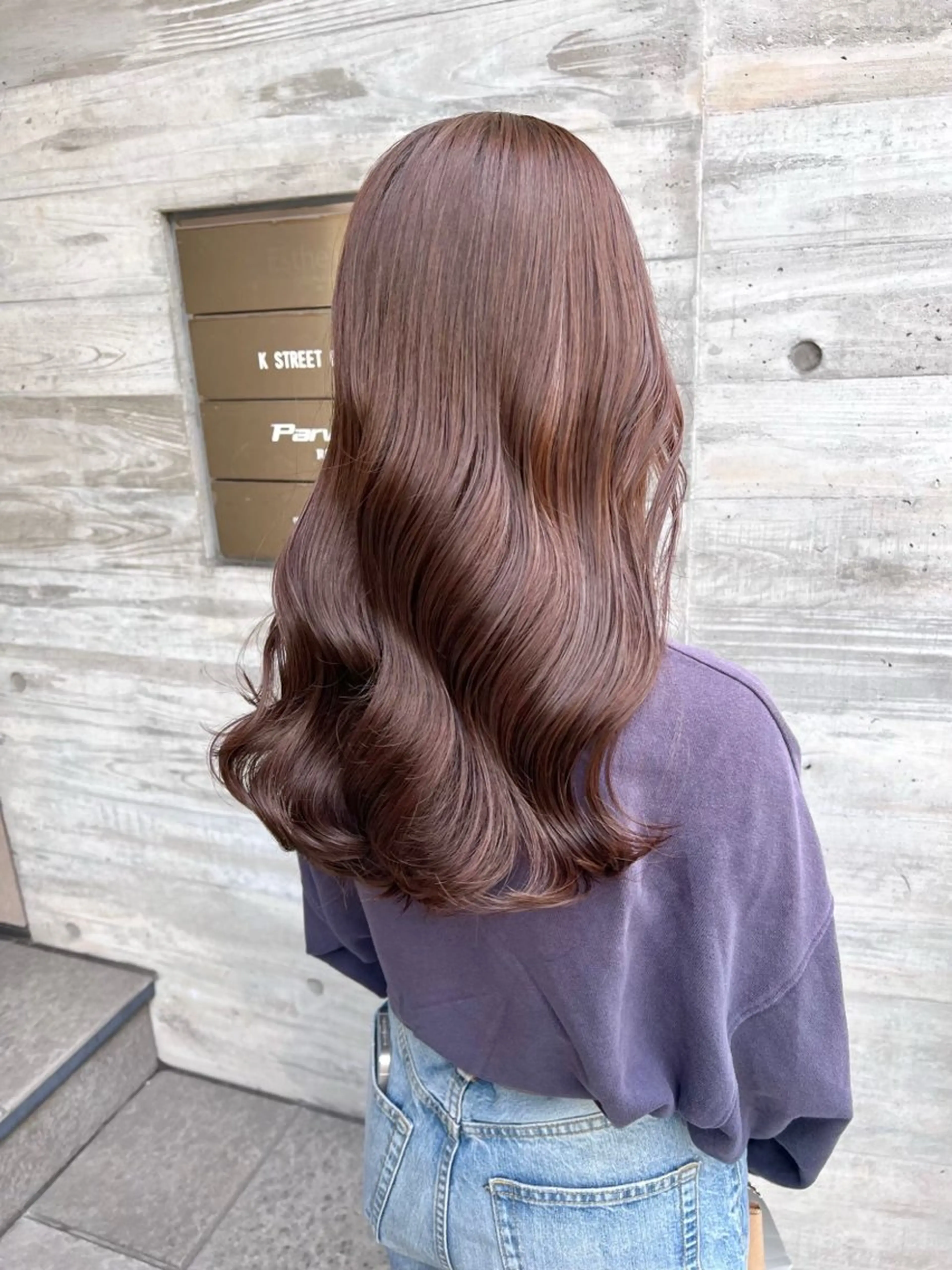 ロング カラー ヘアカラー ParveMix🍀 藤原愛未のヘアスタイル