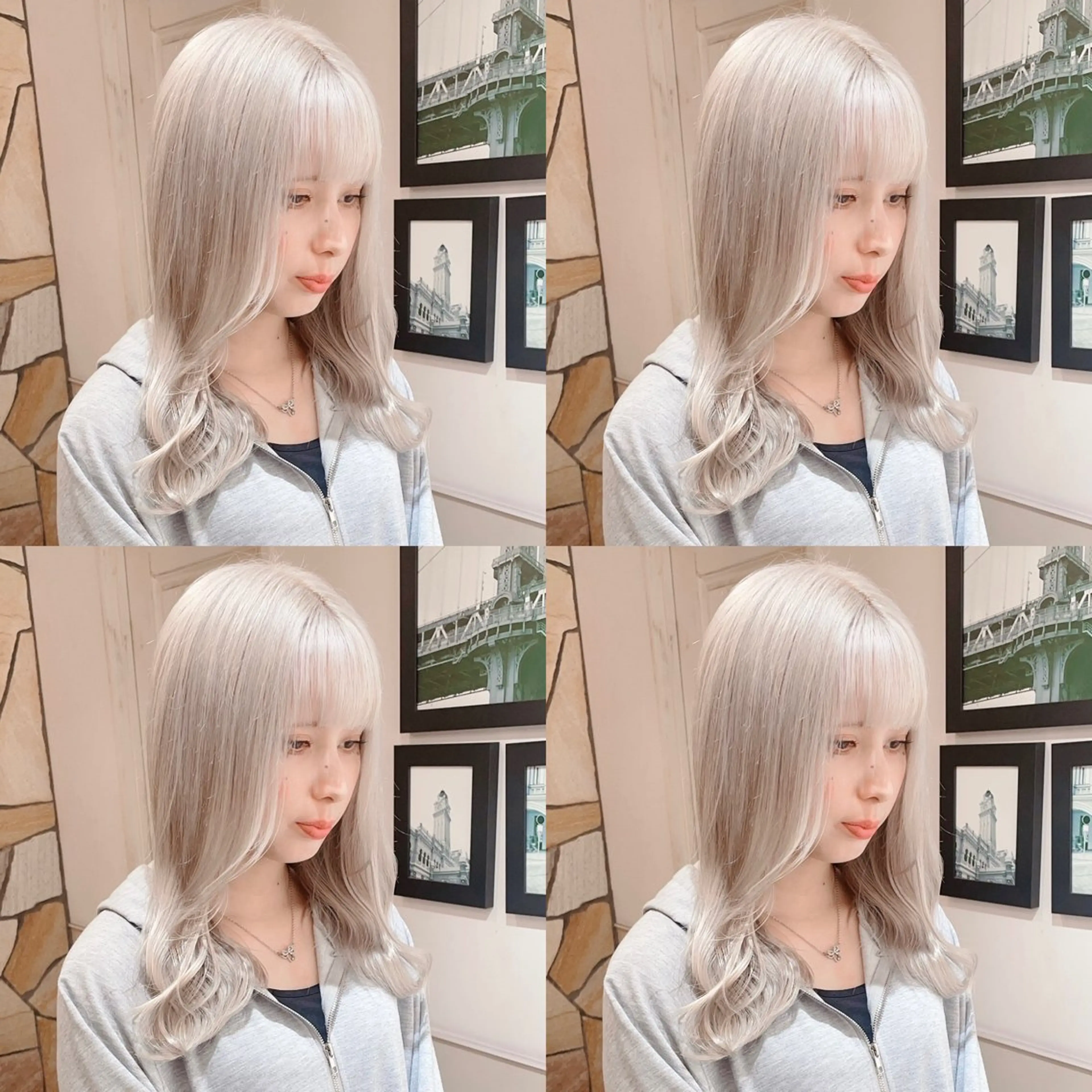 セミロング カラー Minami. 🩵 再現性特化ヘアのヘアスタイル