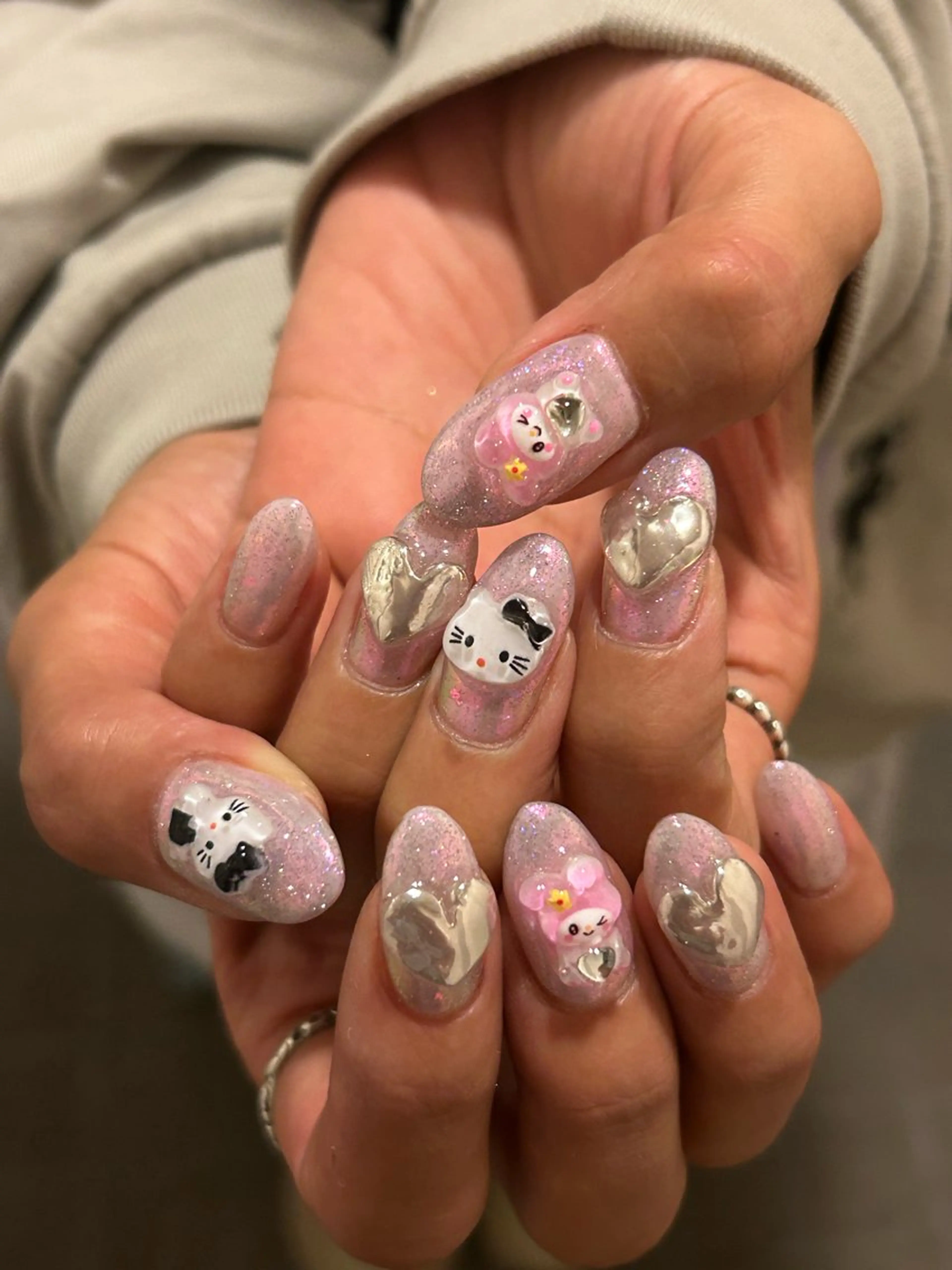 ネイル 持ち込み ハンドネイル Aimer Ciel エメシエル大宮ネイルのネイルデザイン