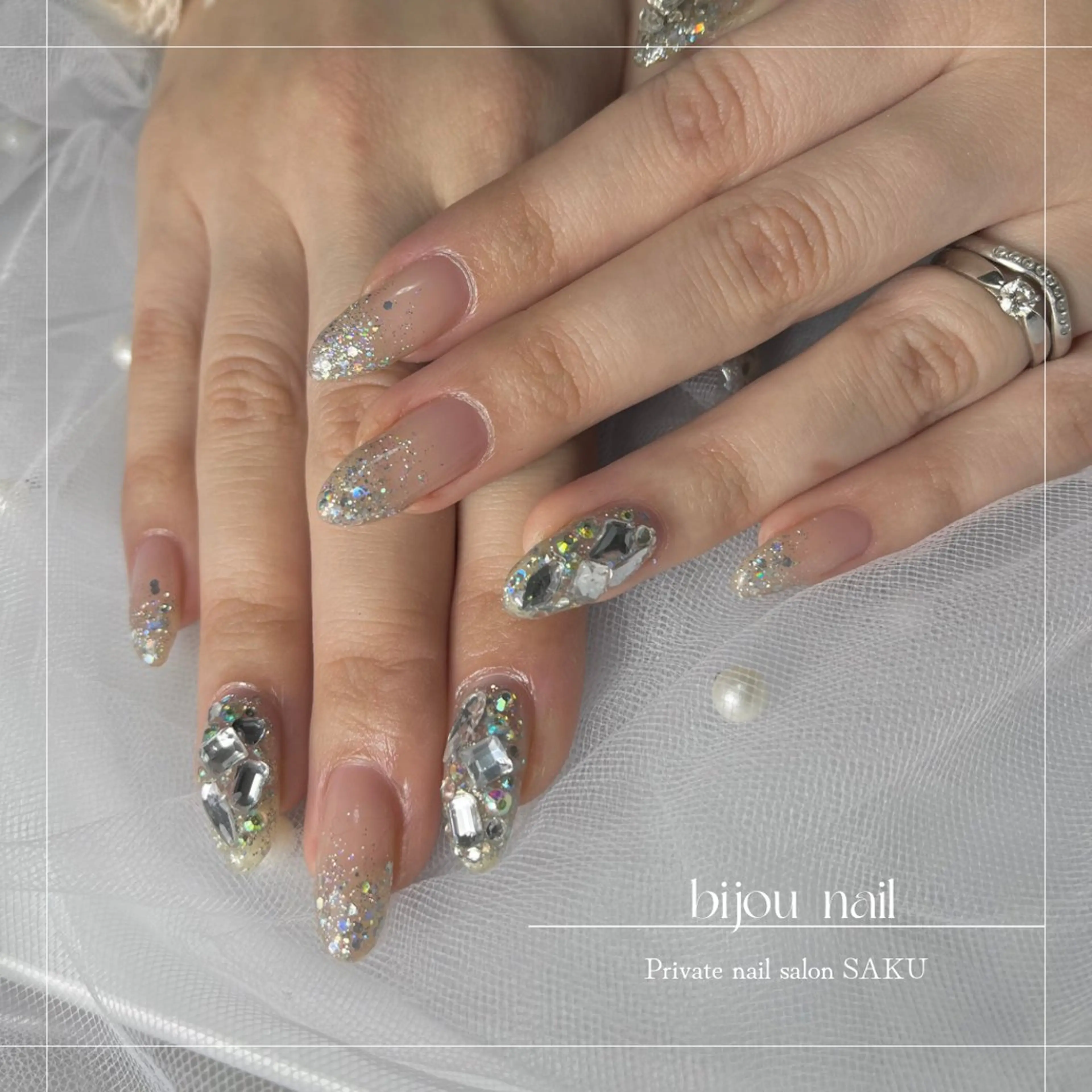 ネイル ハンドネイル SAKU  nail[サクネイル]所属・SAKU nail 作島茜のネイルデザイン