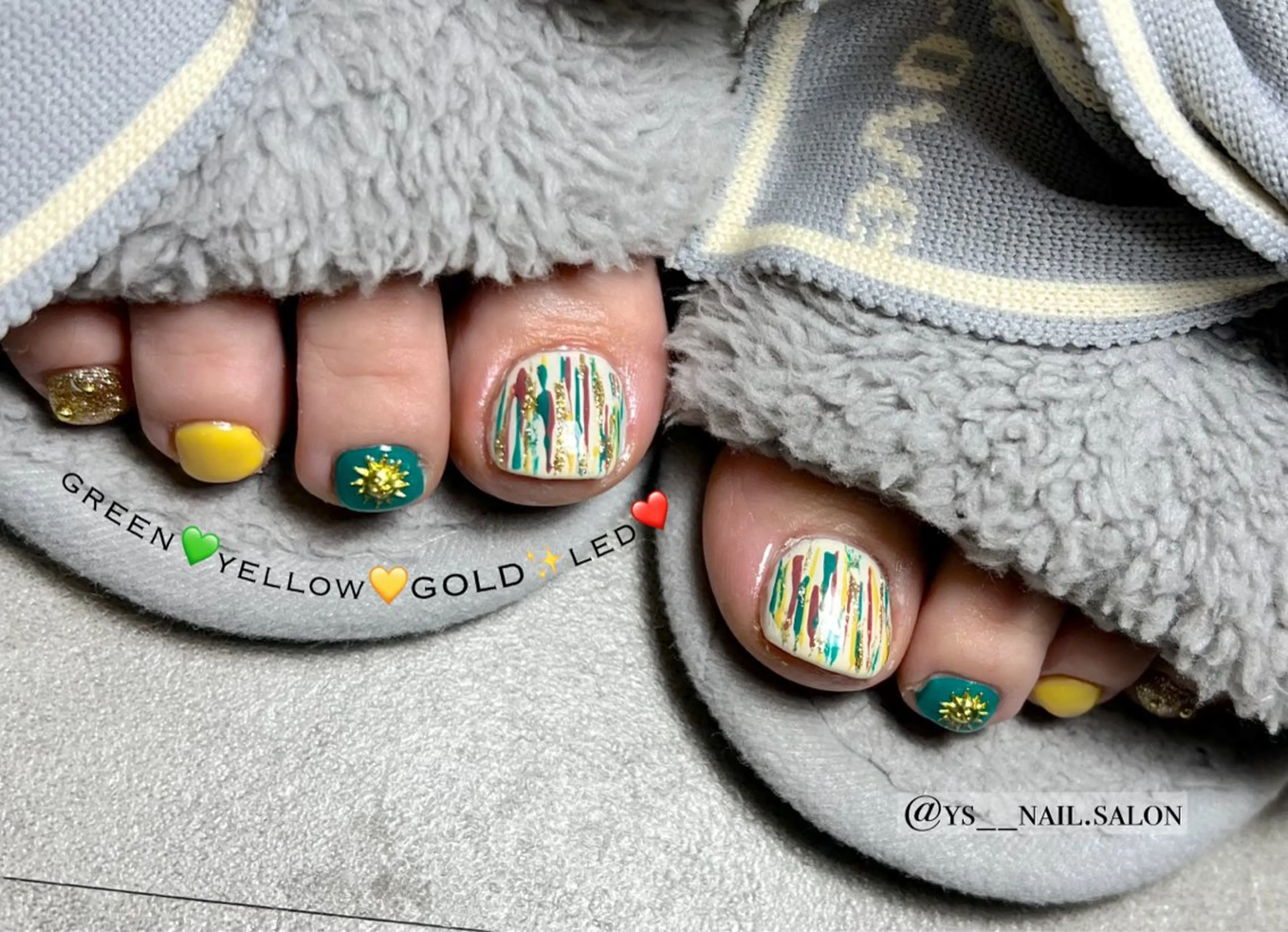 ネイル フットネイル Y's nail ˚✧₊YUIのネイルデザイン