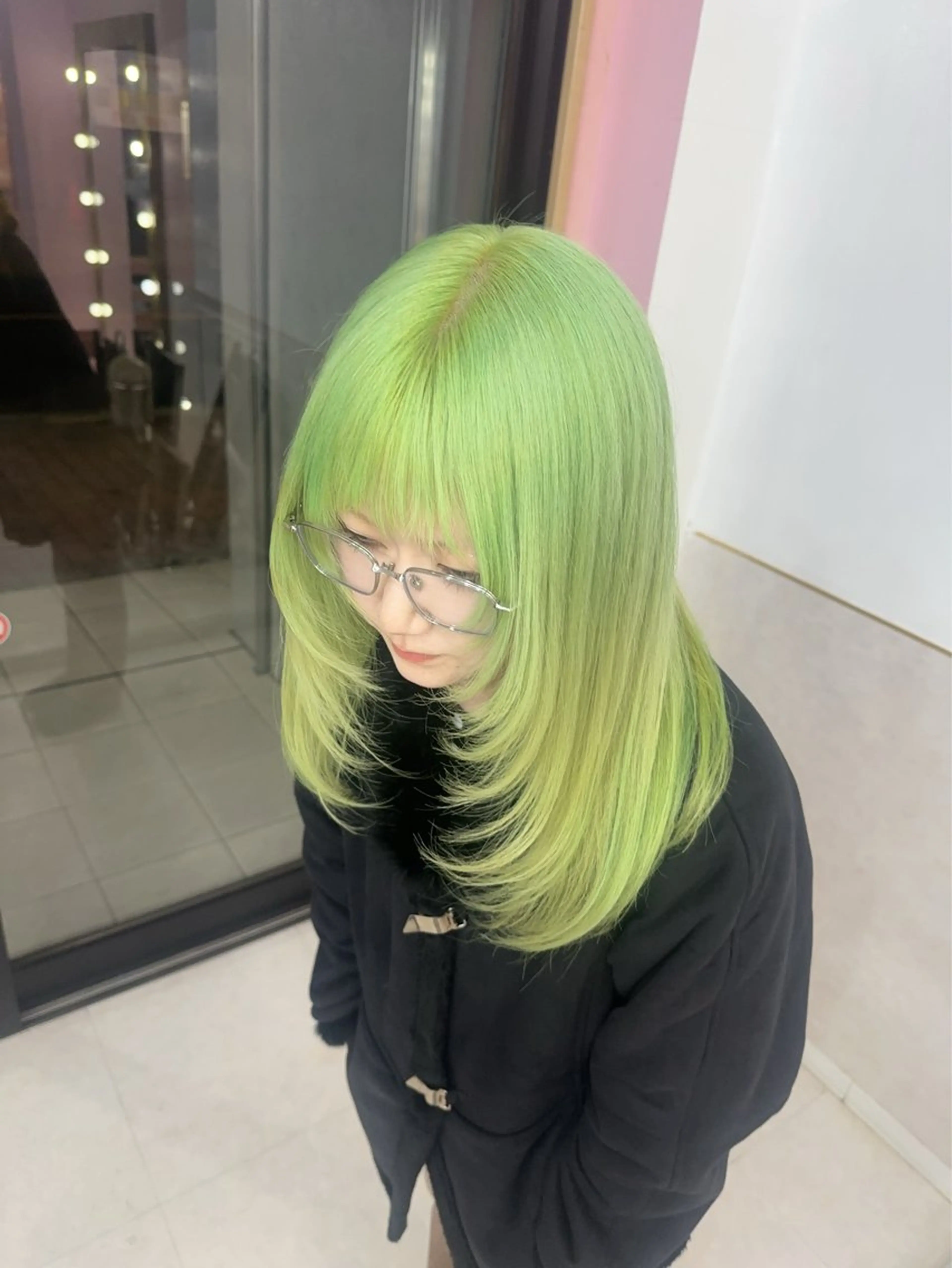 セミロング ✨色落ちまで可愛い✨ MANATO🎨🌈のヘアスタイル