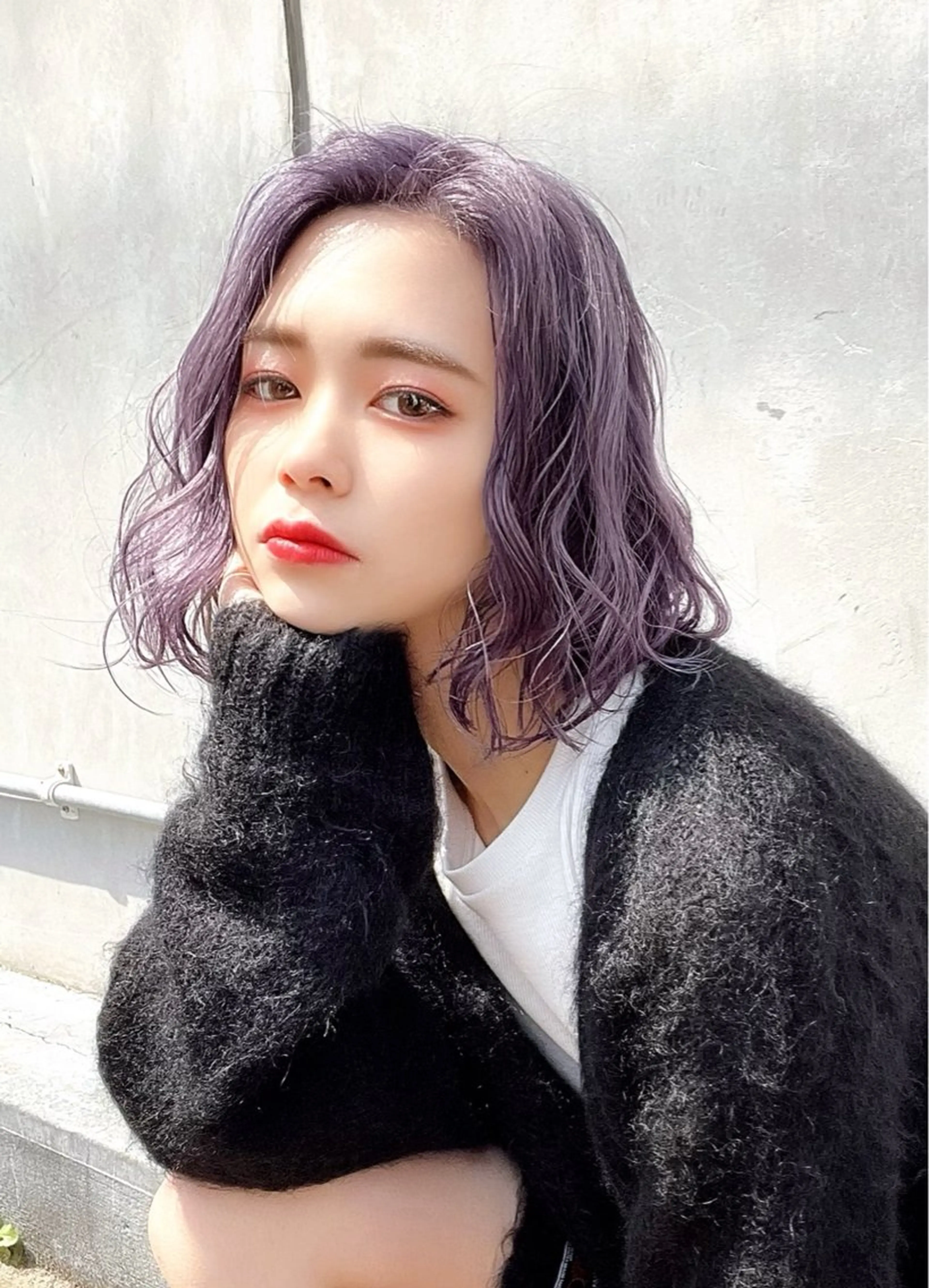 ショート カラー ブリーチ ラベンダーカラー ヘアカラー トリートメント 【 DIPTH 】 代表コウキ🥇のヘアスタイル