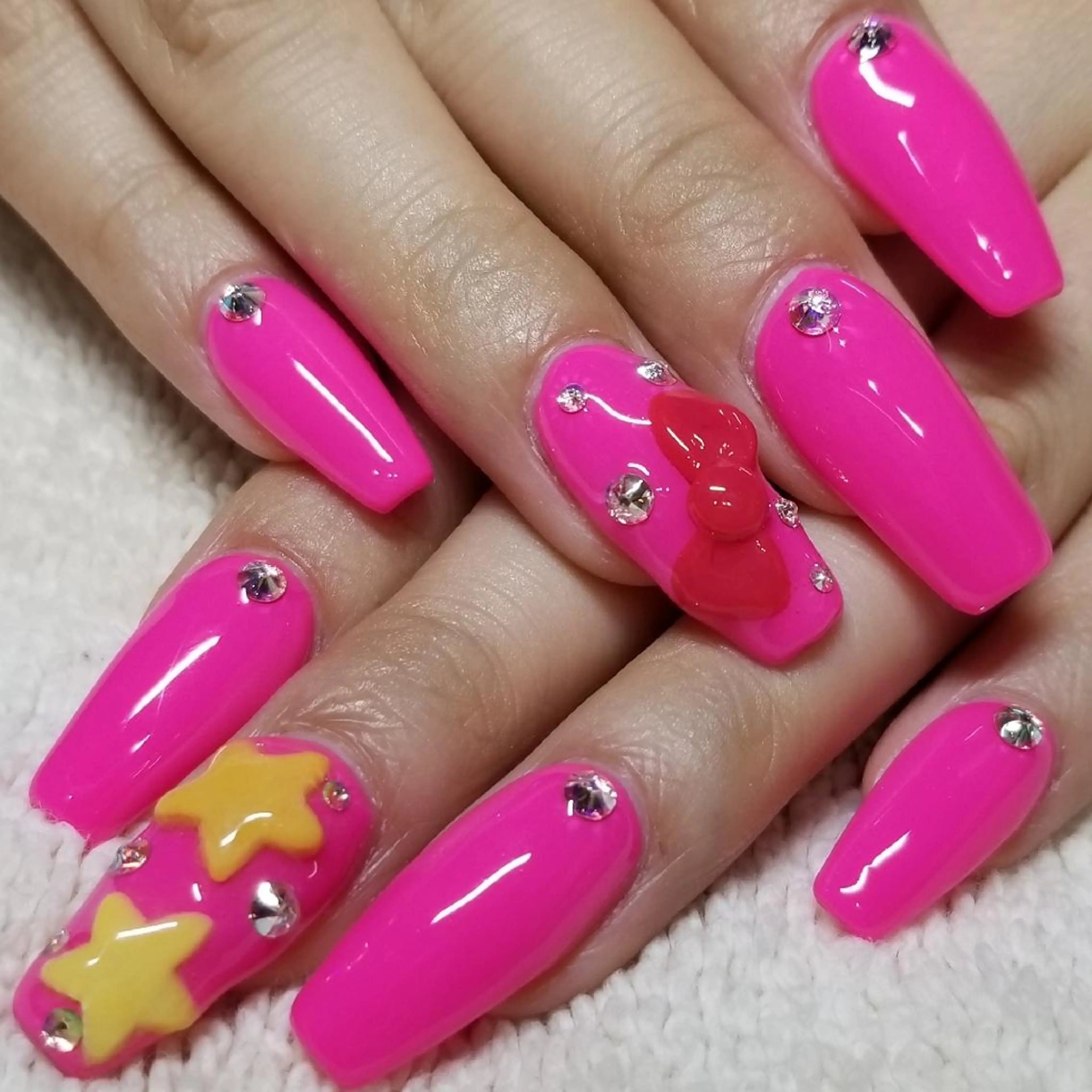 ネイル ピンク ハンドネイル よしだ ひろきのネイルデザイン