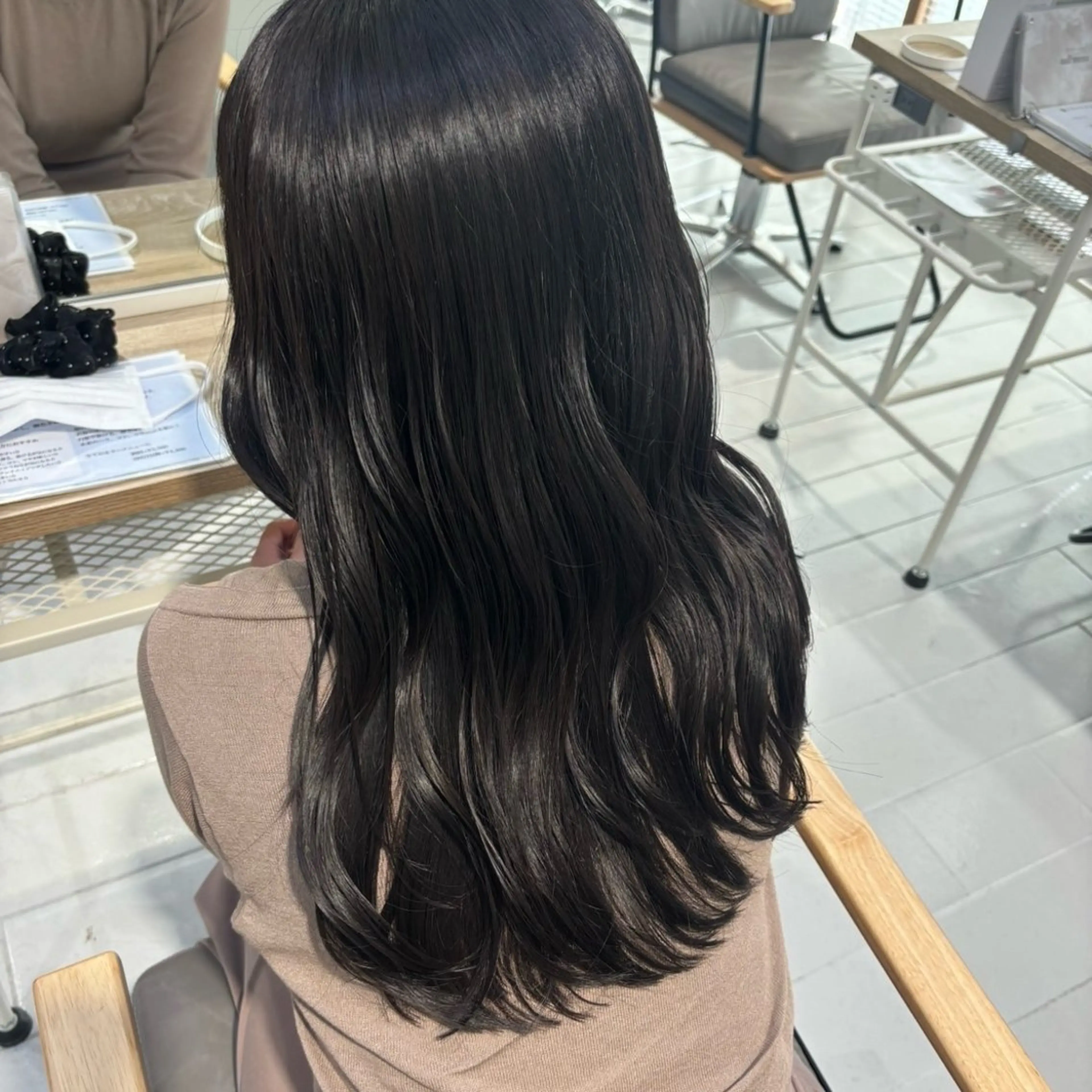 ロング カラー clan .のヘアスタイル