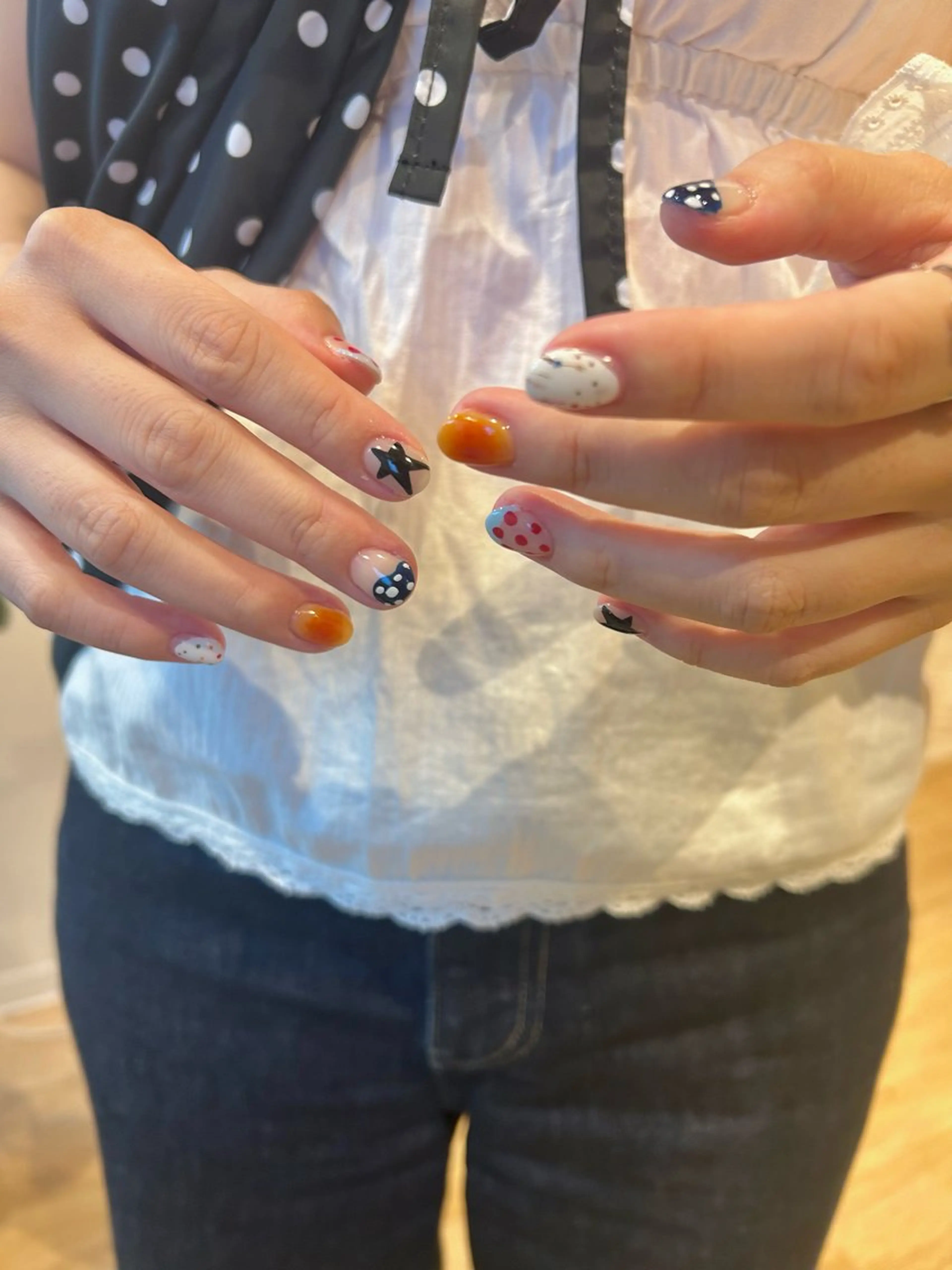 ネイル ニュアンスネイル ハンドネイル Bianca名駅店 まおのネイルデザイン