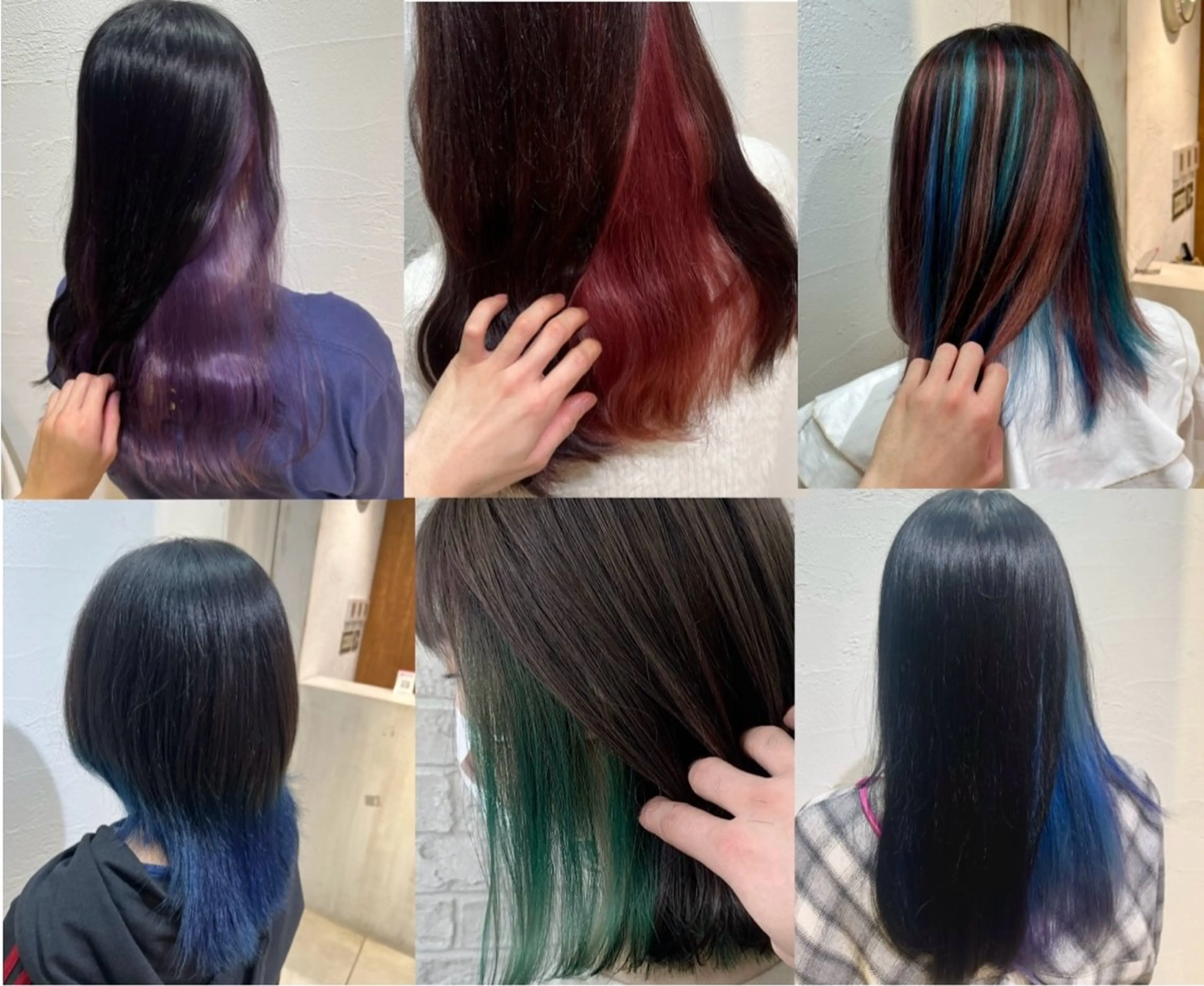ミディアム カラー イヤリングカラー インナーカラー メイク/ケアカラー 🐬HIKARU🐬のヘアスタイル
