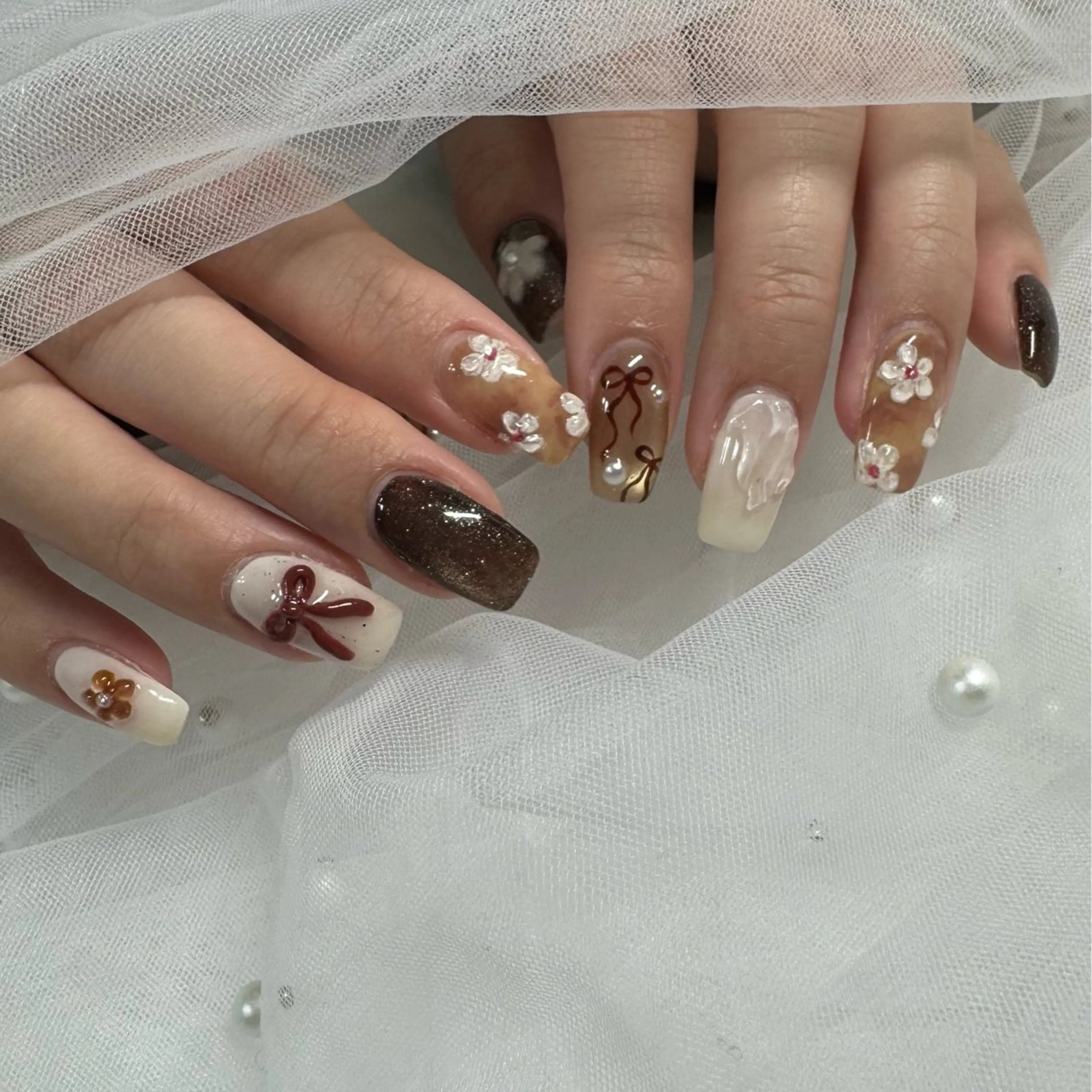 ネイル ジェルネイル 東 千夏のネイルデザイン