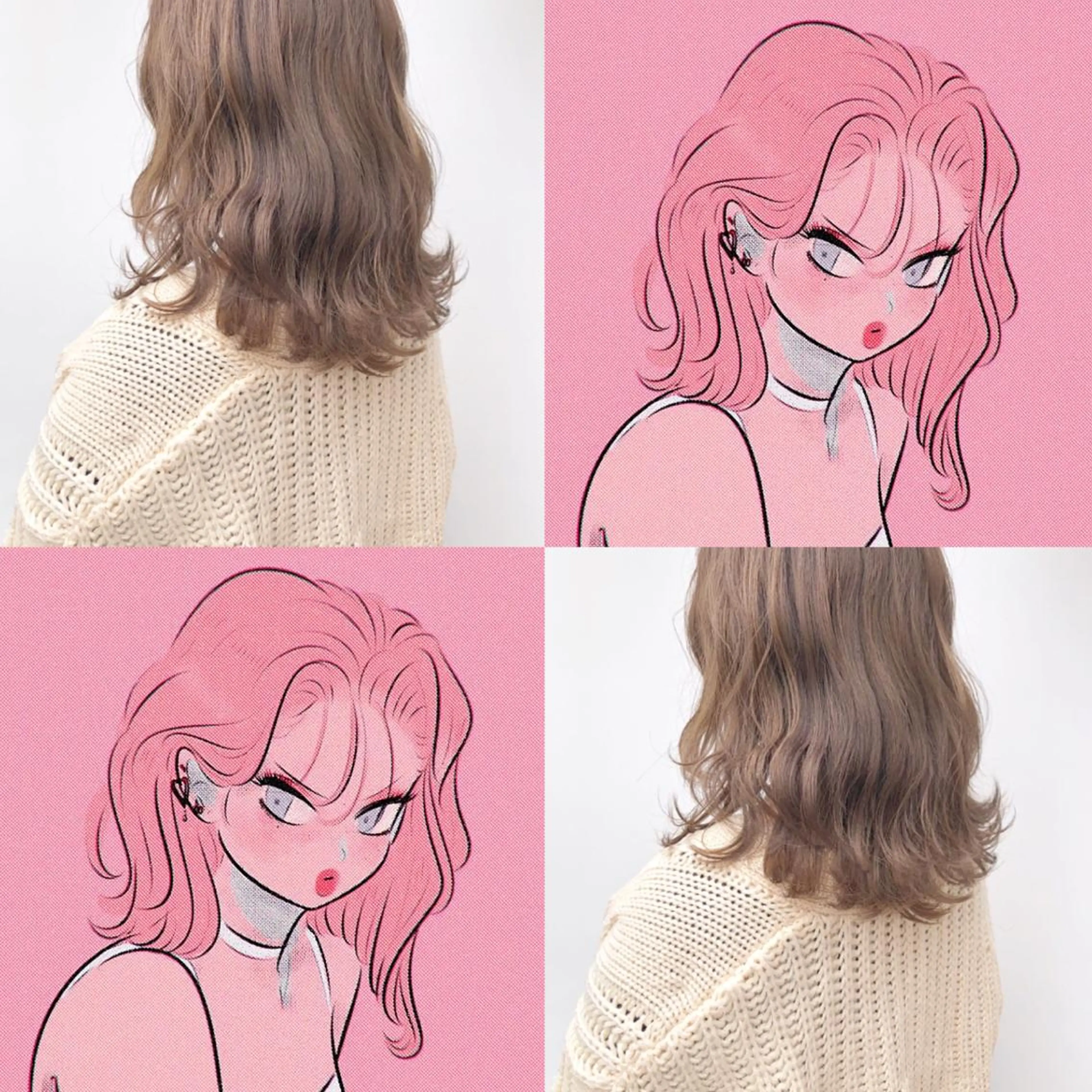 セミロング 天神レイヤーカット No.1💖マユカのヘアスタイル