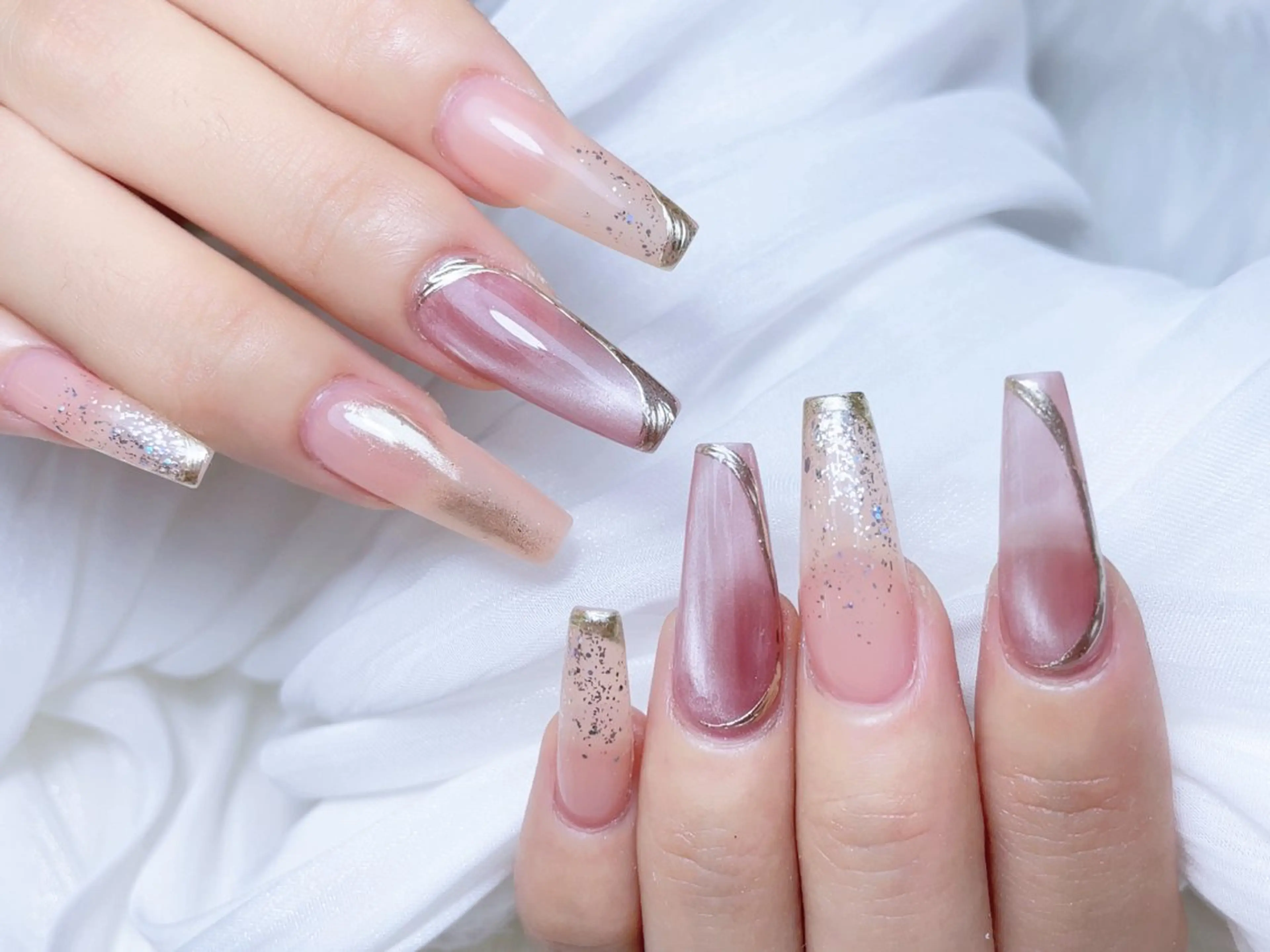 ネイル ハンドネイル M🌷nail 長さだし専門店のネイルデザイン
