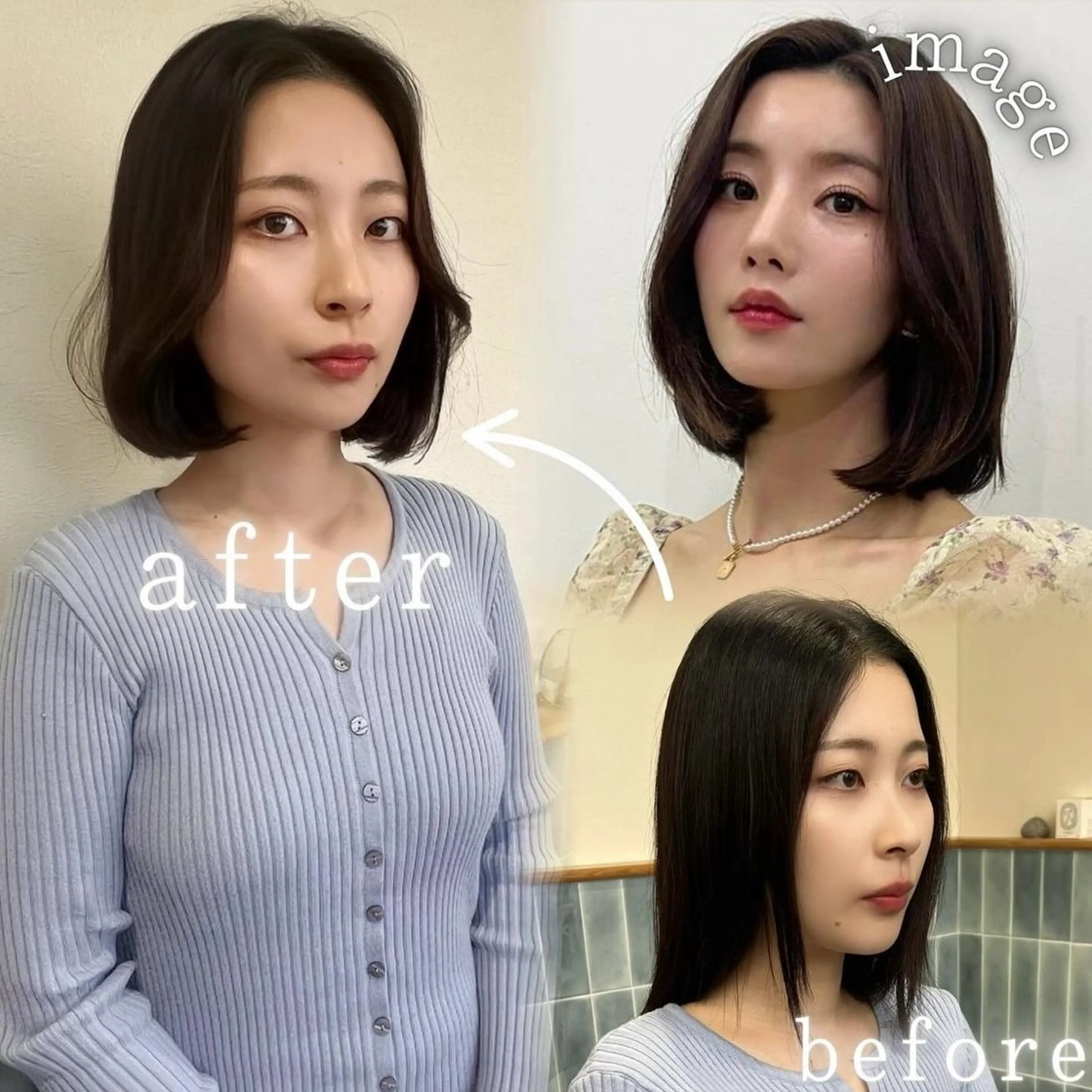 ショート HACHI美容室 韓国ヘア　AKARIのヘアスタイル