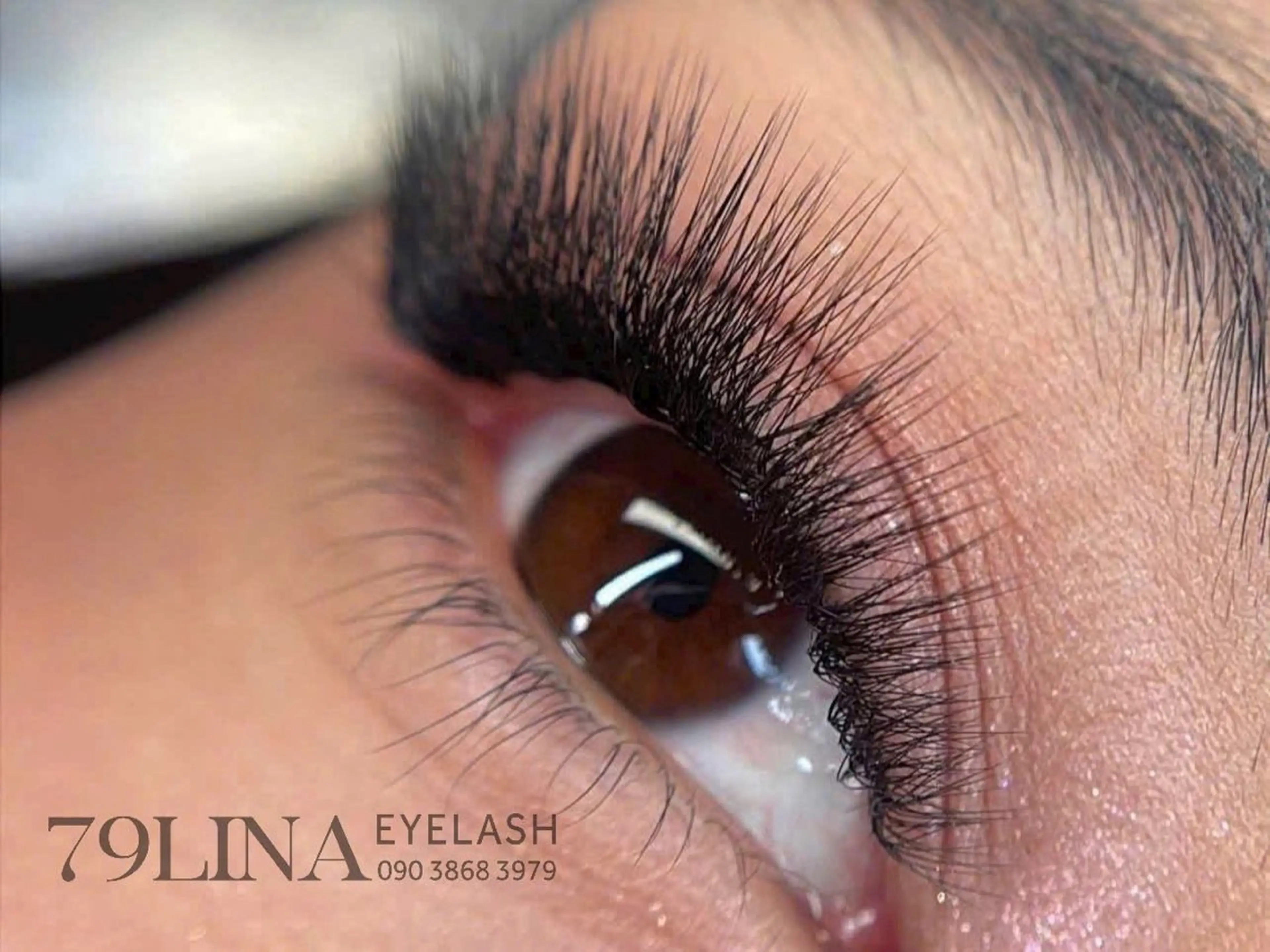 マツエク・マツパ 付け放題 まつげパーマ 一重×まつ毛パーマ ボリュームラッシュ ワンホンマツエク マツエク Linanail Nambaのマツエク・マツパデザイン