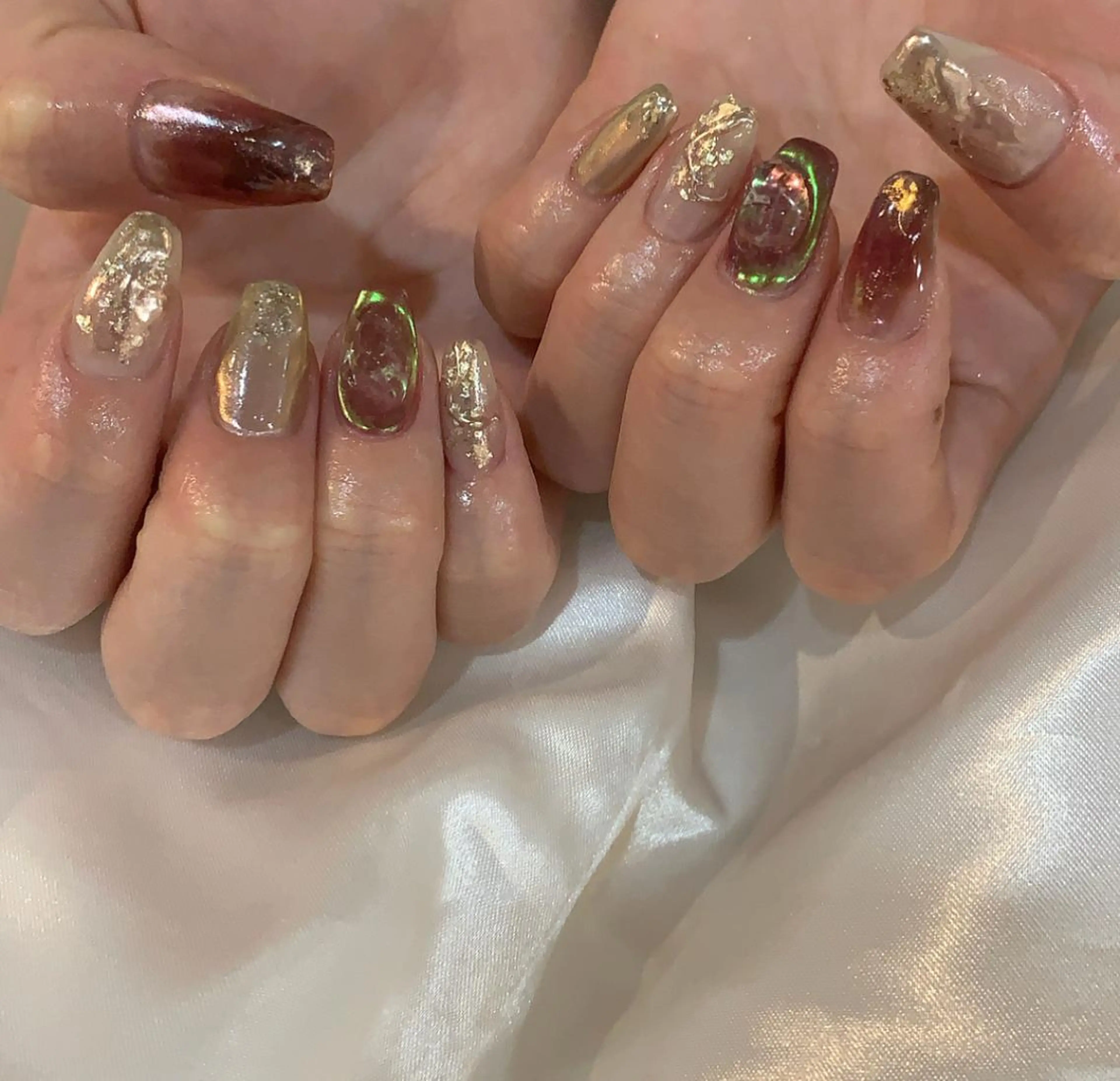 ネイル ハンドネイル にしぐち はるかのネイルデザイン