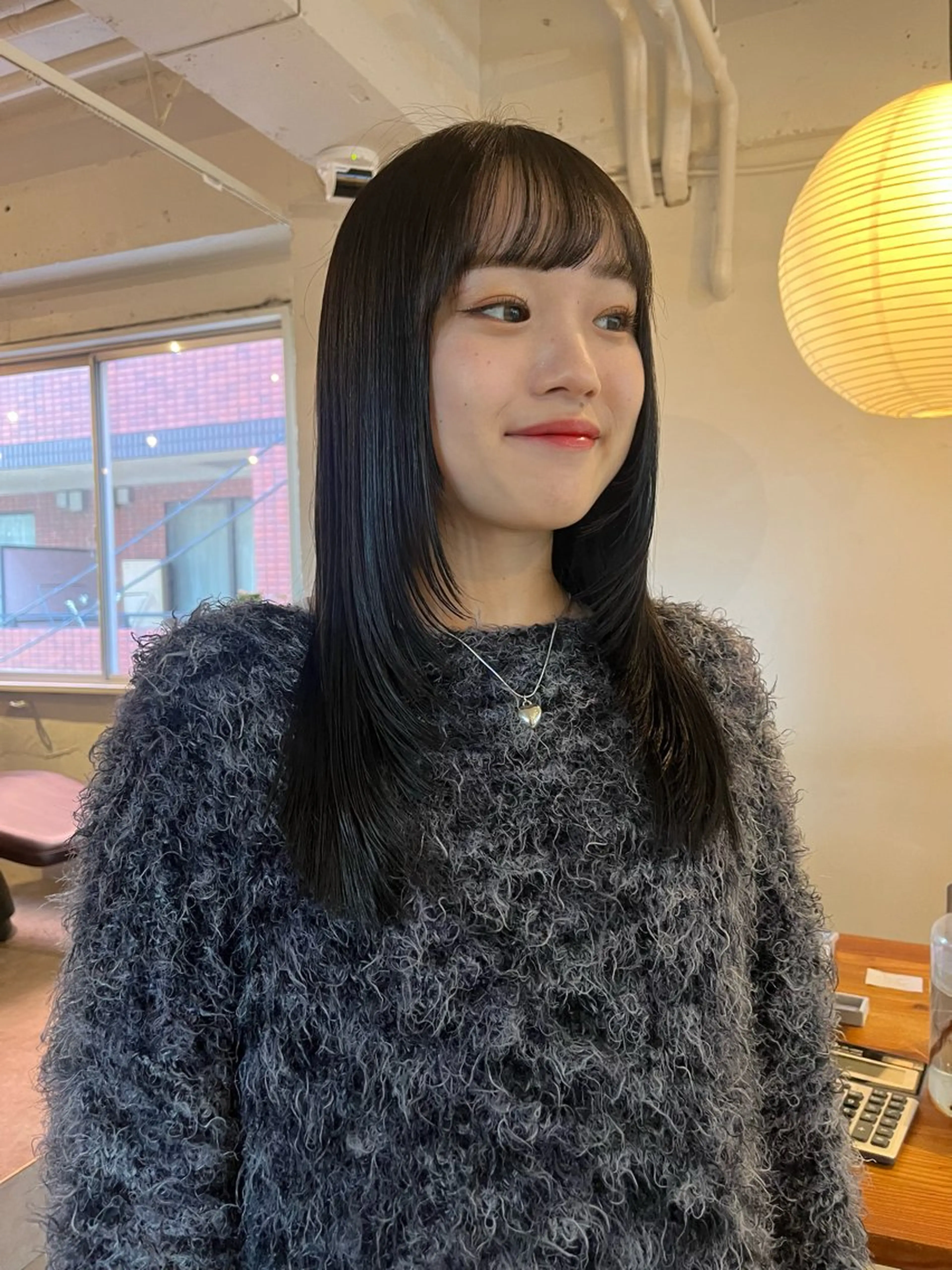 セミロング カット ヘアカラー トリートメント 横浜美容室LINE /古賀紅音🍃のヘアスタイル