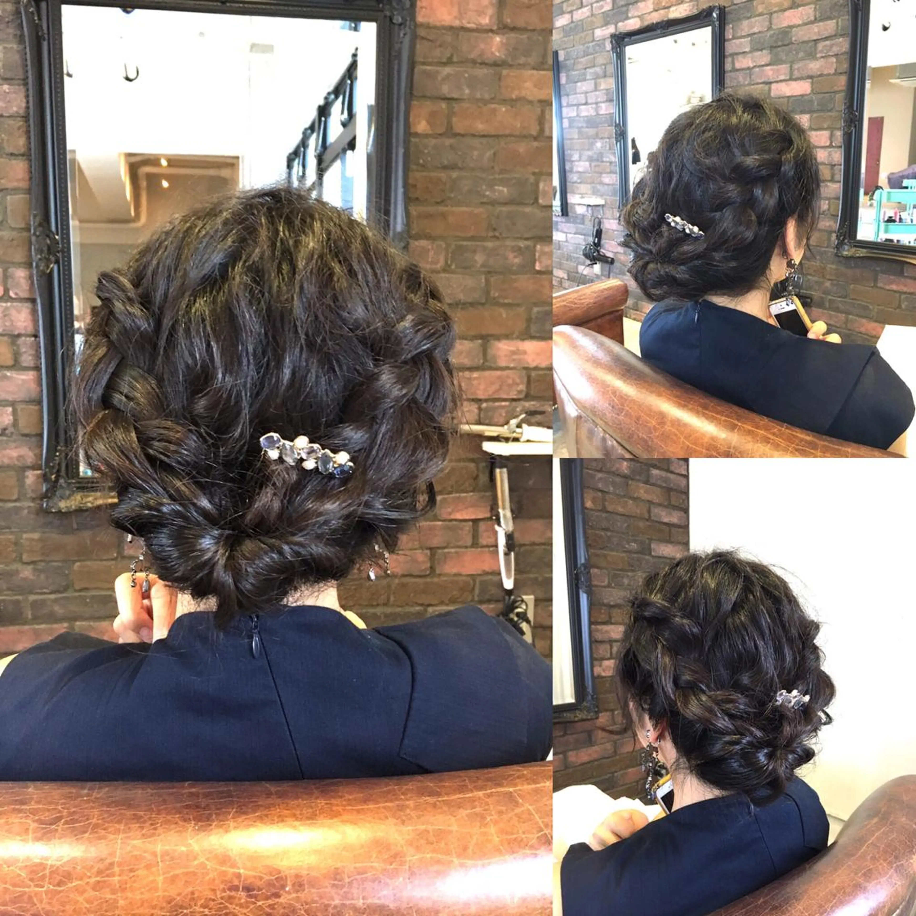 セミロング 松尾謙佑【ハイライト LEDエクステ】のヘアスタイル