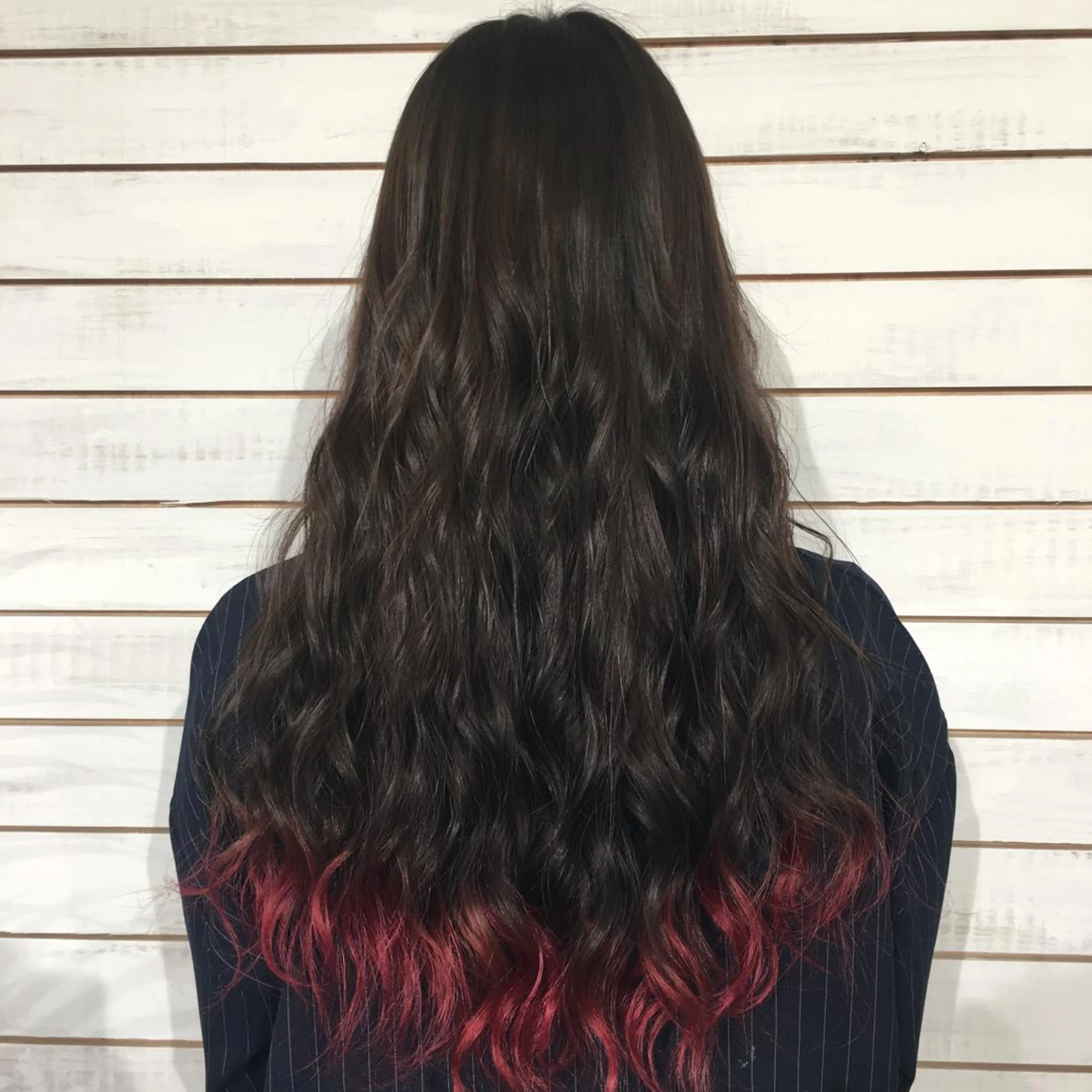 ロング ヘアカラー 🧡艶髪ちゅるん髪 🫧🧡YUKI❄️のヘアスタイル