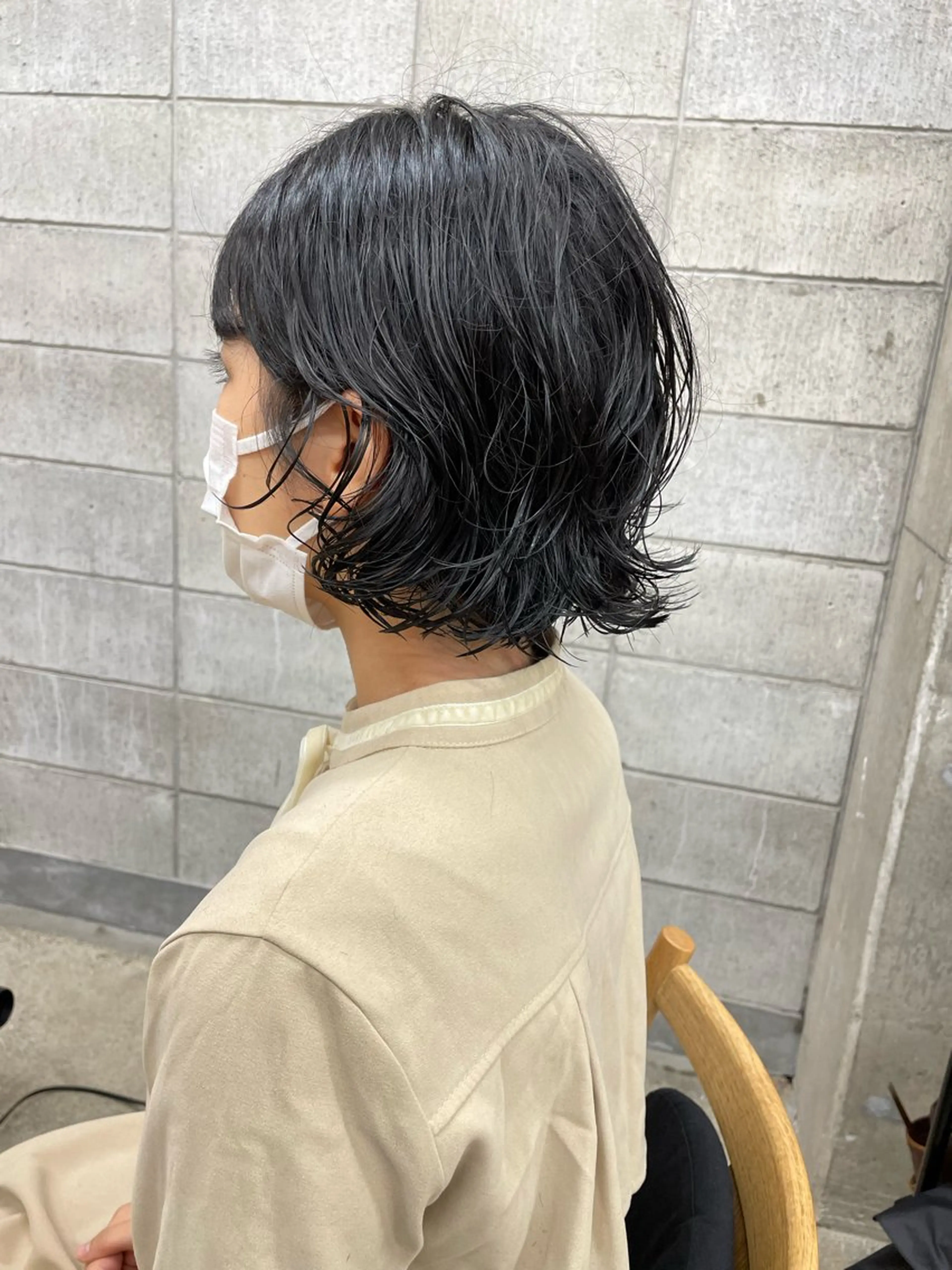 パーマ ボブ カット パーマ トリートメント kento レイヤーカットのヘアスタイル