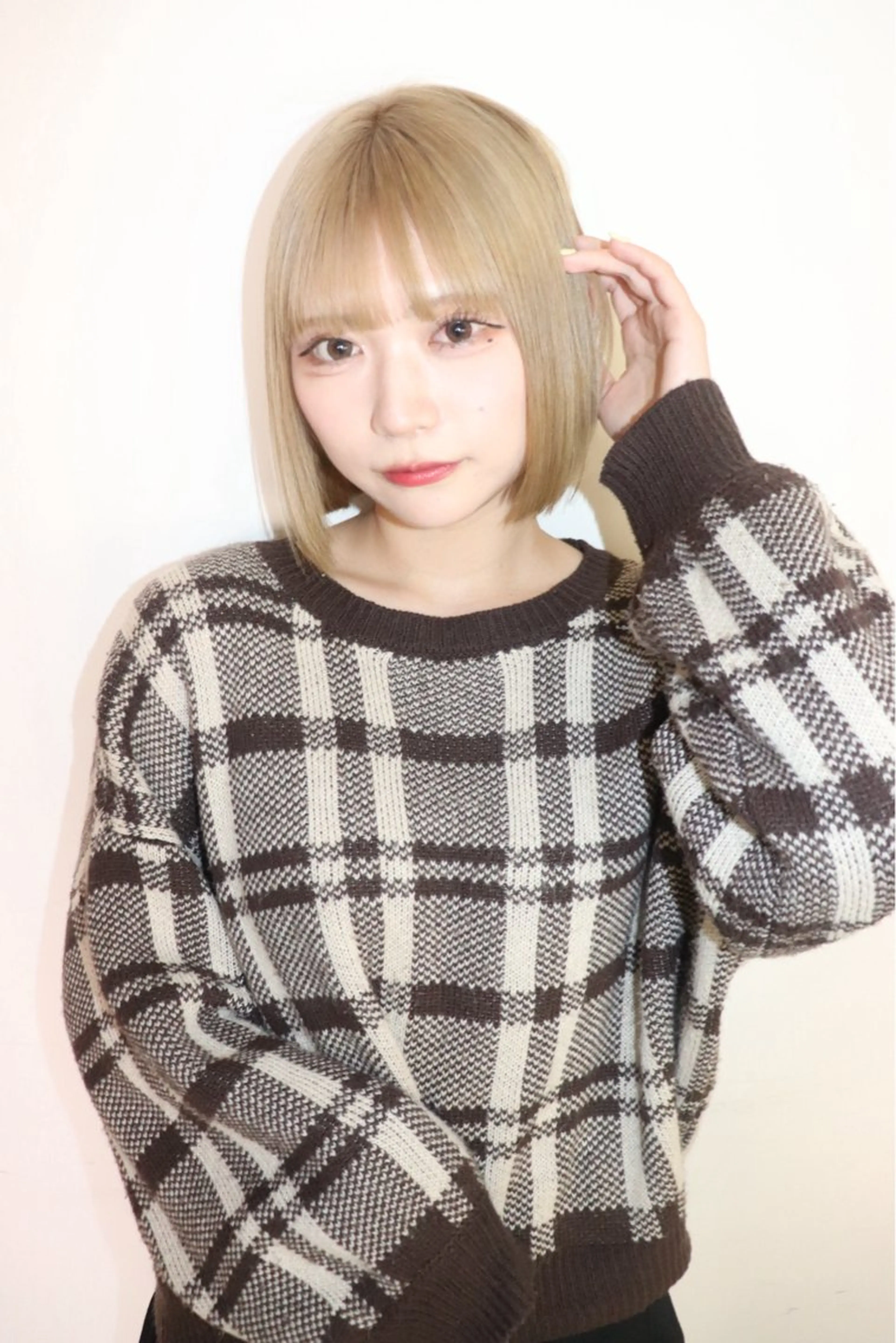 ミディアム カラー ヘアアレンジ @kyoniyy KYONIのヘアスタイル