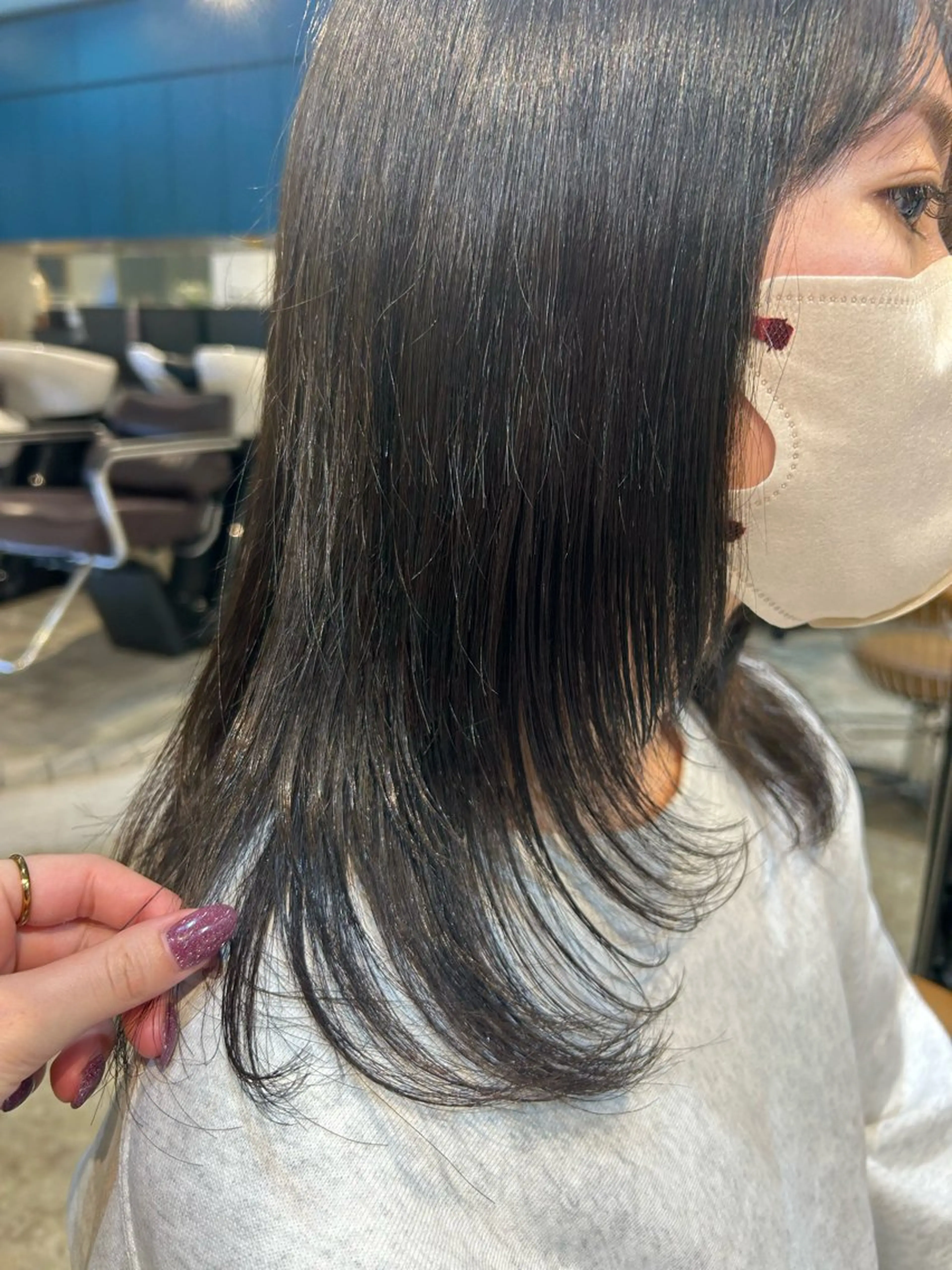 ロング レイヤーカット 🫧艶感カラー /Ruu🫧のヘアスタイル