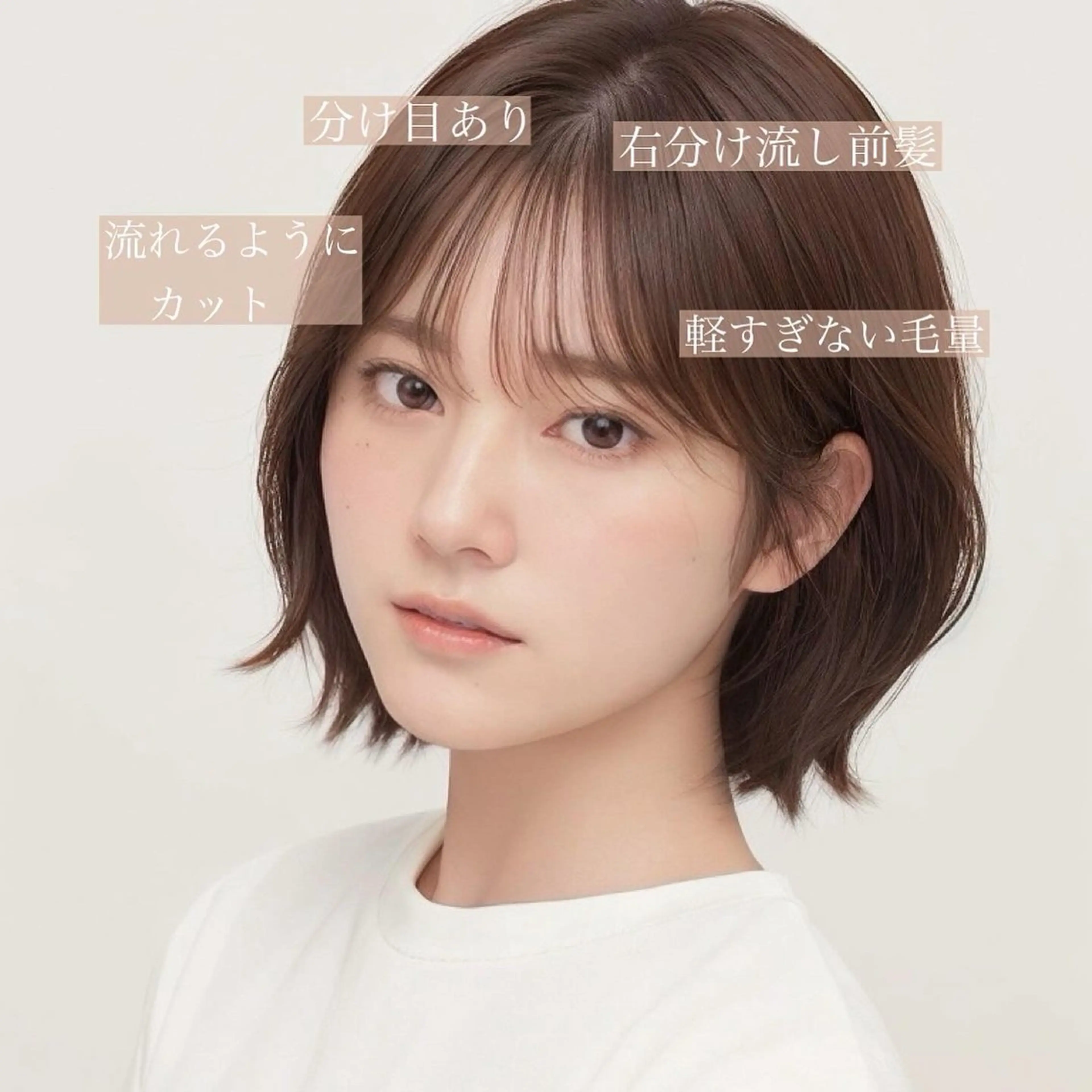 セミロング 映える顔まわり/前髪 特化 💗 ユキマのヘアスタイル