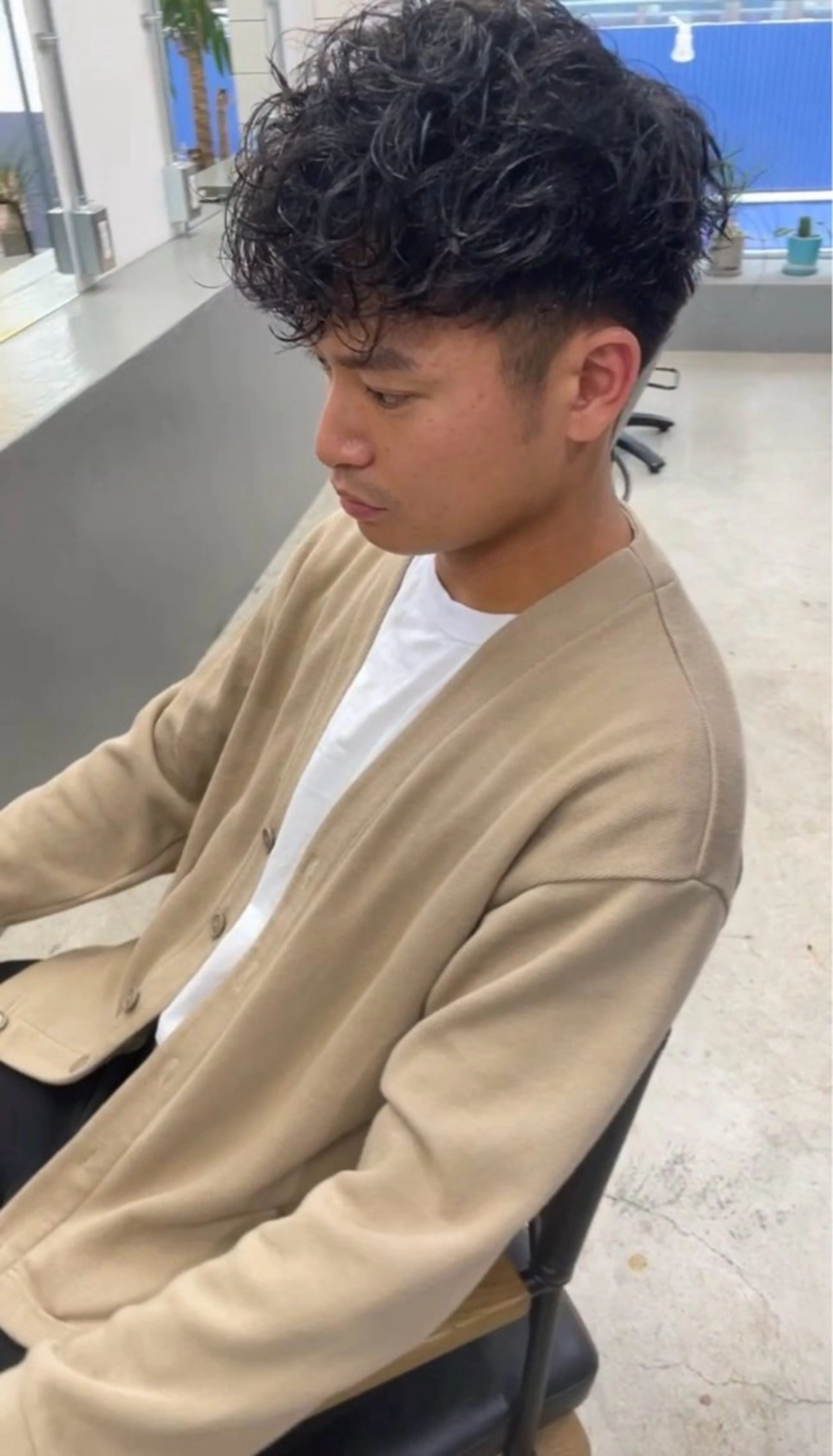 ショート パーマ メンズ メンズ専門サロン wokeのヘアスタイル