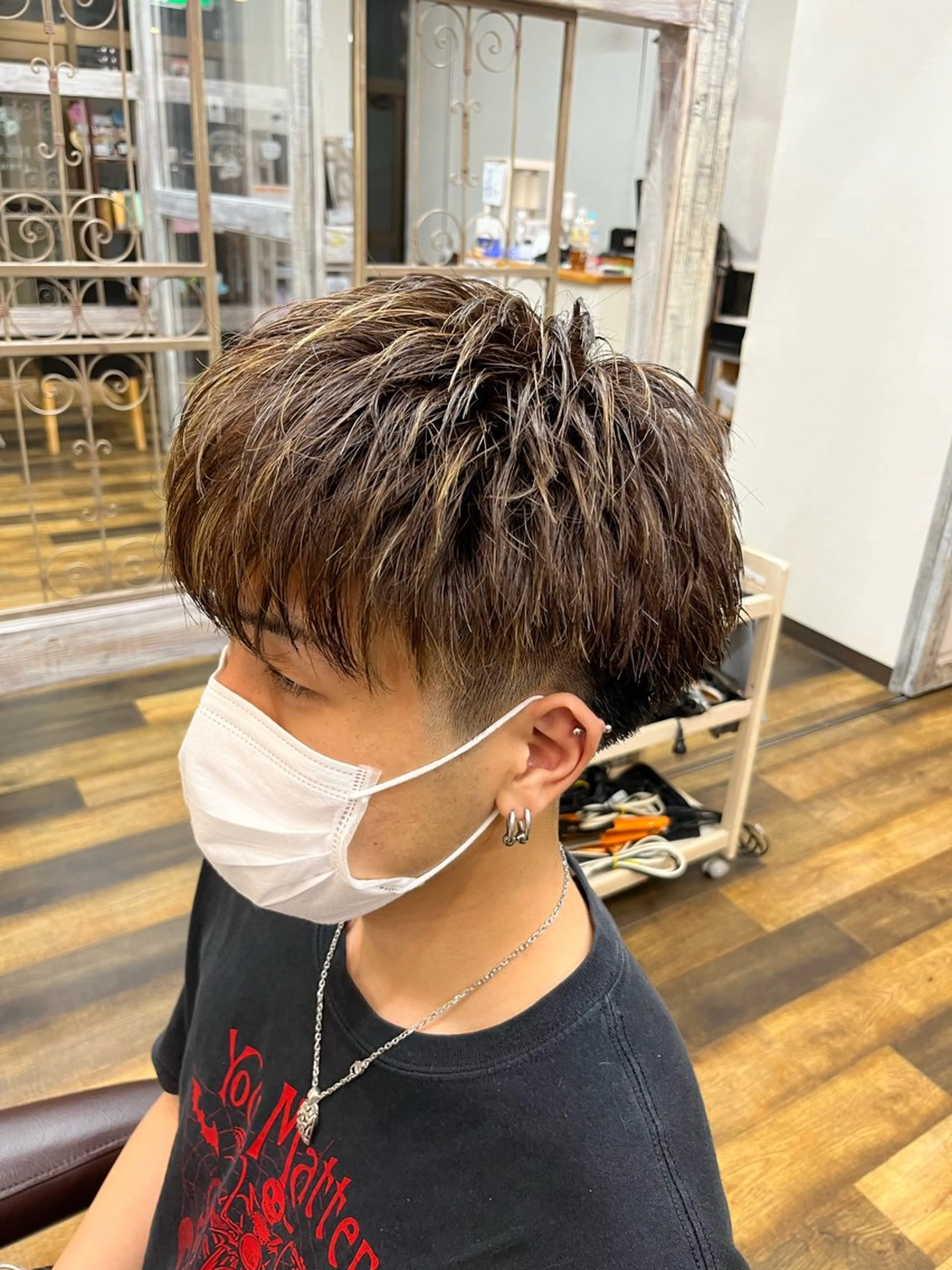 【メンズ限定🌸】✨メンズメッシュハイライト✨(土日祝+¥1000)の写真