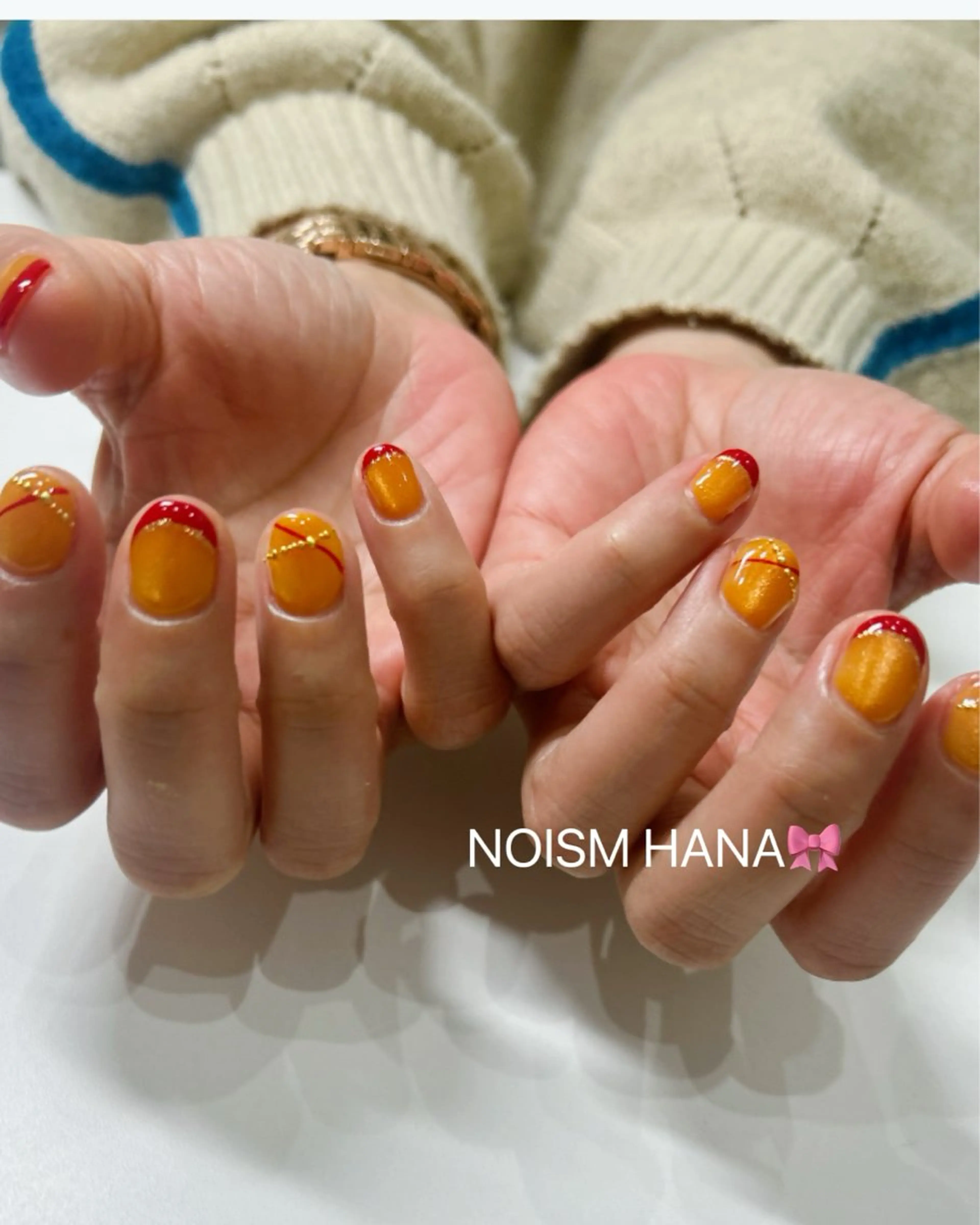 ネイル グラデーション キラキラネイル 韓国ネイル マグネットネイル ニュアンスネイル ハンドネイル 🎀大人nail /NOISMはな🎀のネイルデザイン