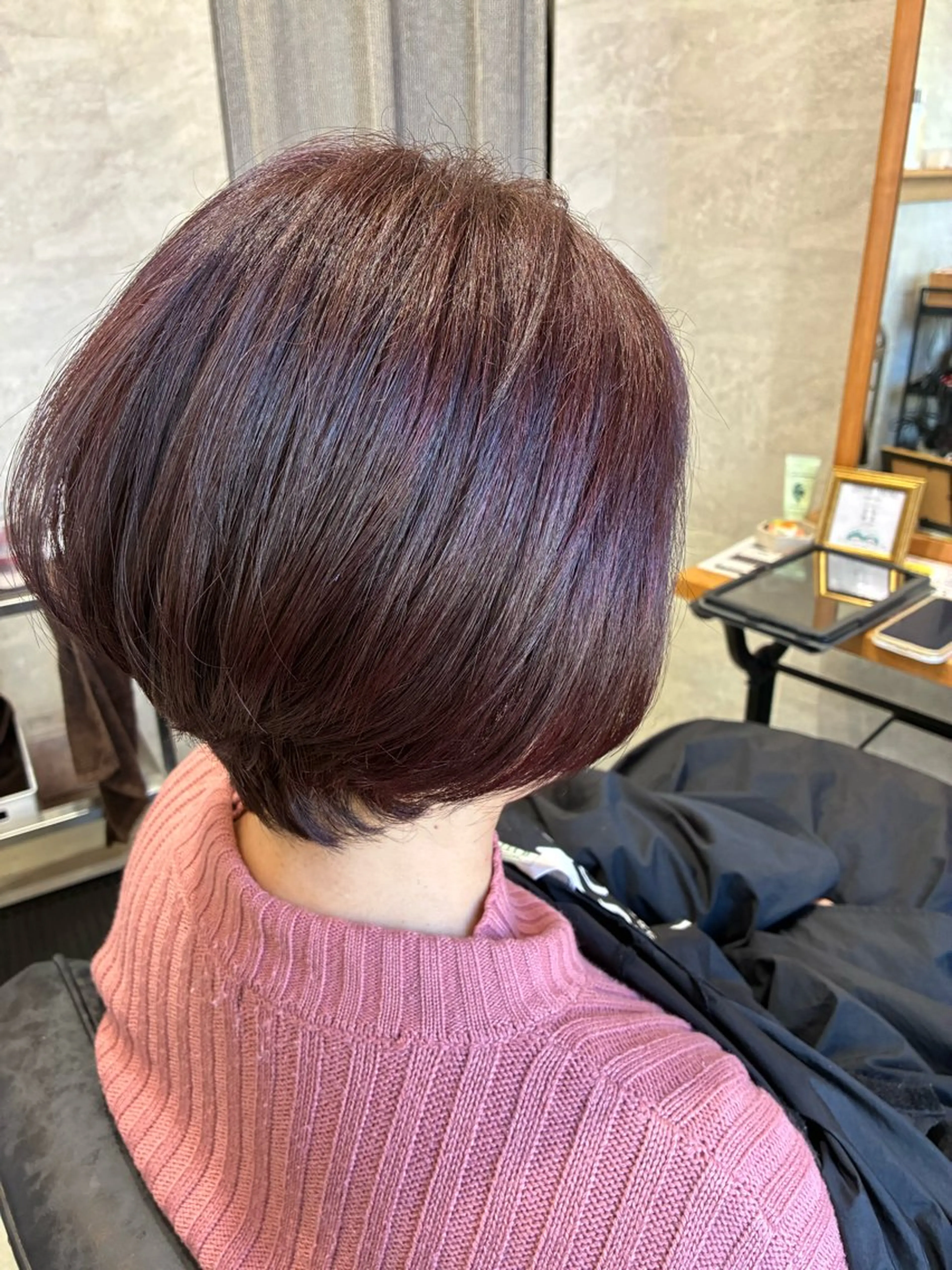ショート カラー 須賀 知穂のヘアスタイル