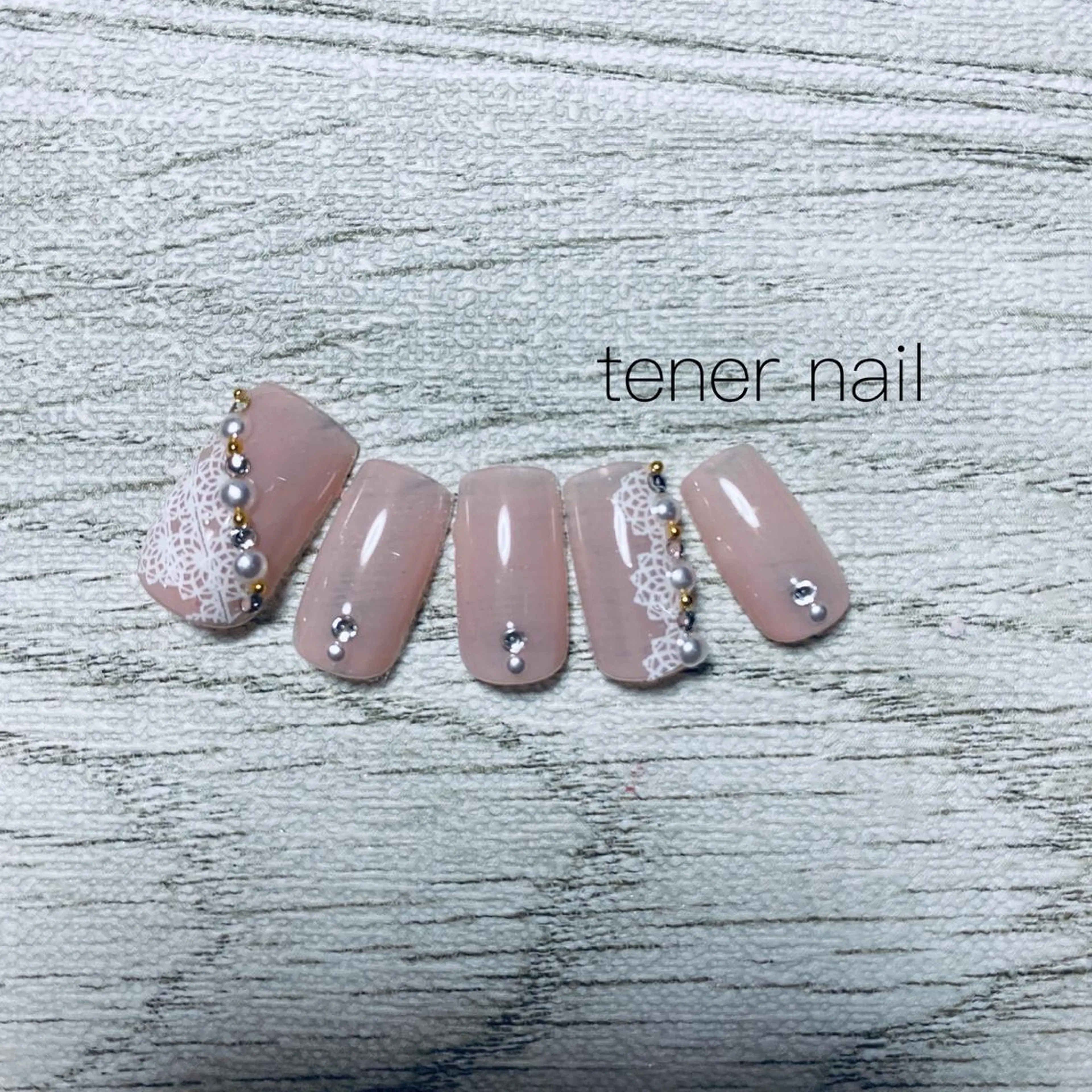 ネイル レース ブライダルネイル tener  nail  テネルネイル所属・テネルネイル tener nailのネイルデザイン