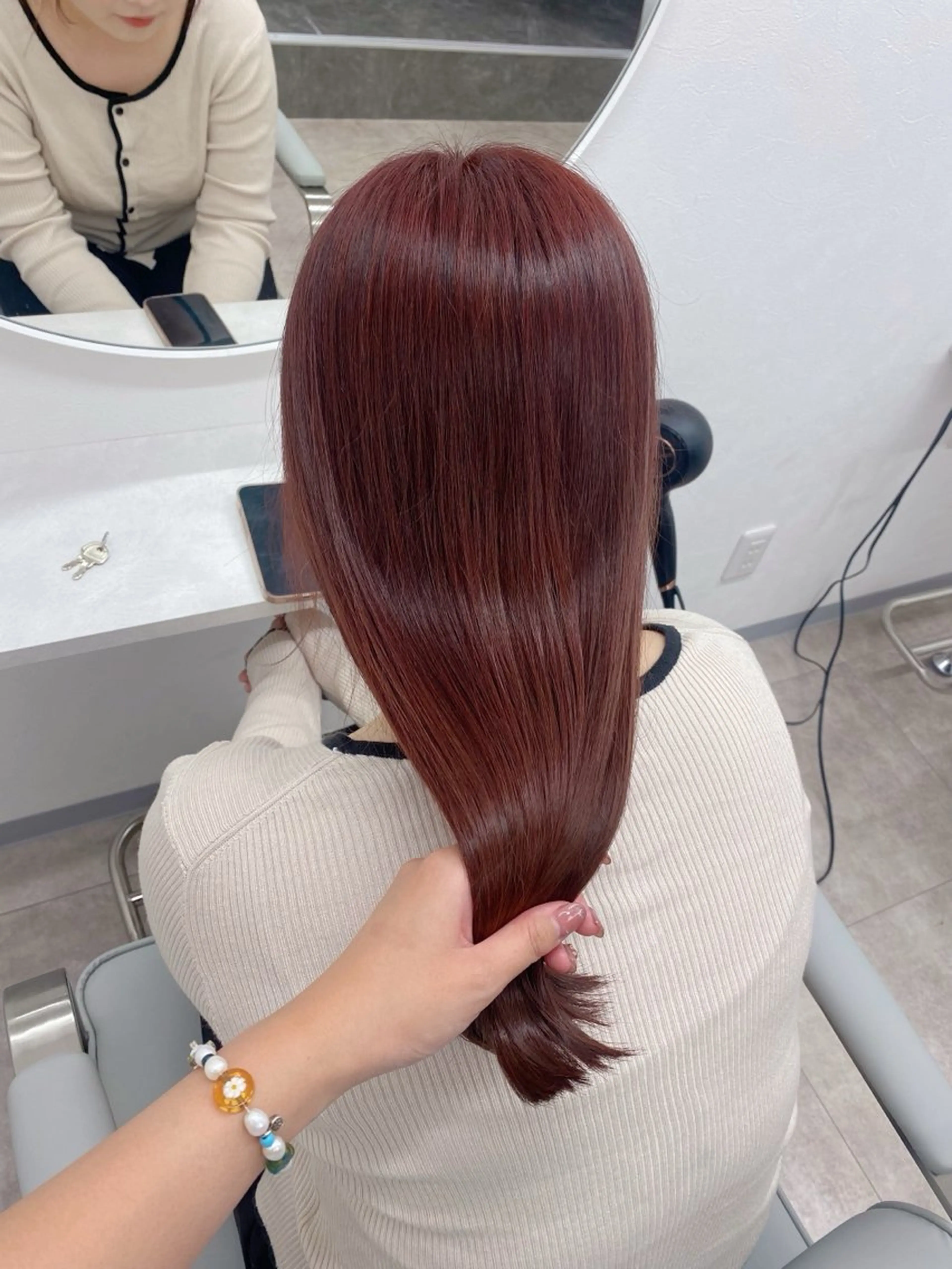 ミディアム カラー ヘアカラー トリートメント 美髪ヘア💛 TOMOMIのヘアスタイル