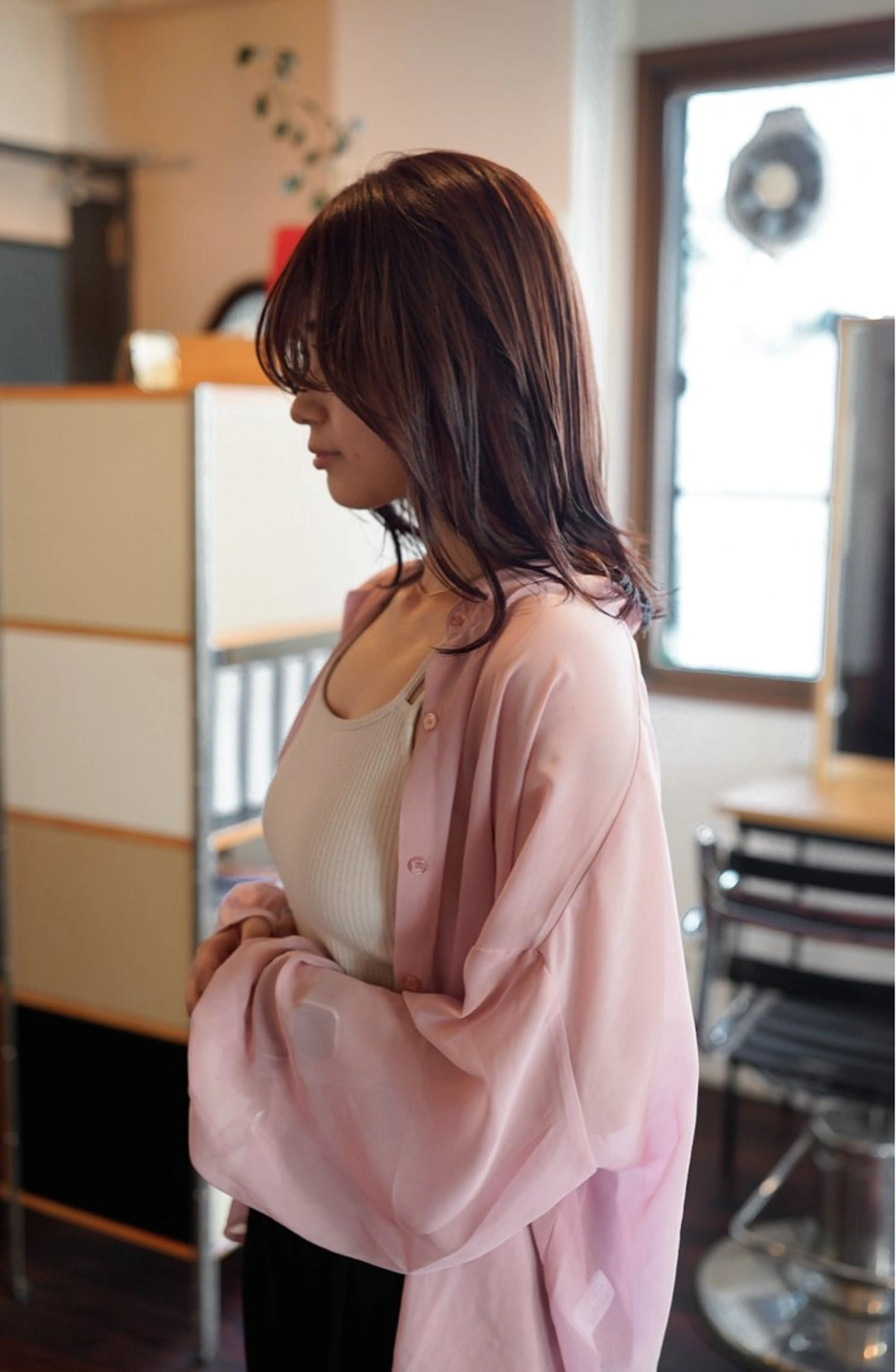 ミディアム カラー 千葉 慎也のヘアスタイル