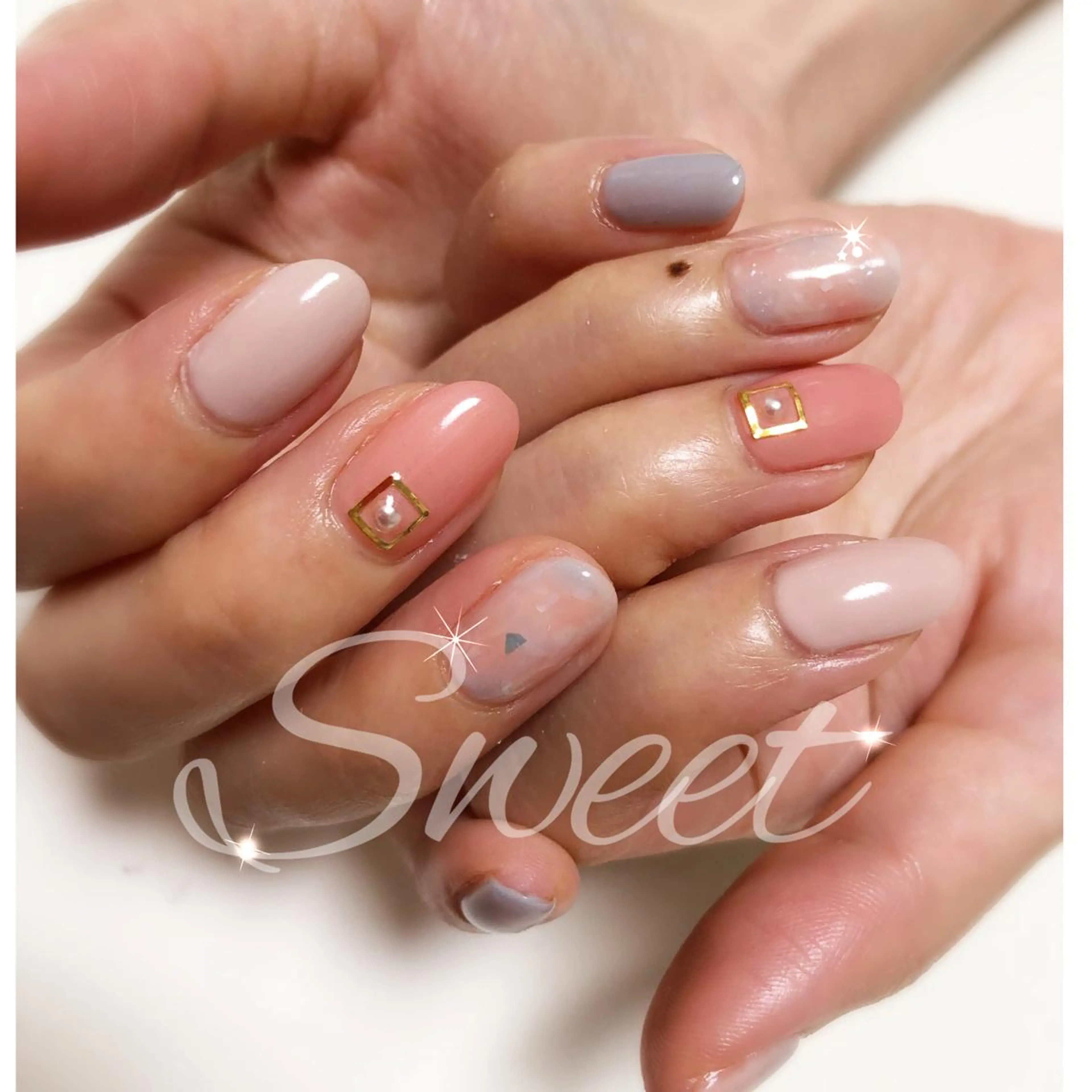 ネイル sweet 仲野陽子のネイルデザイン