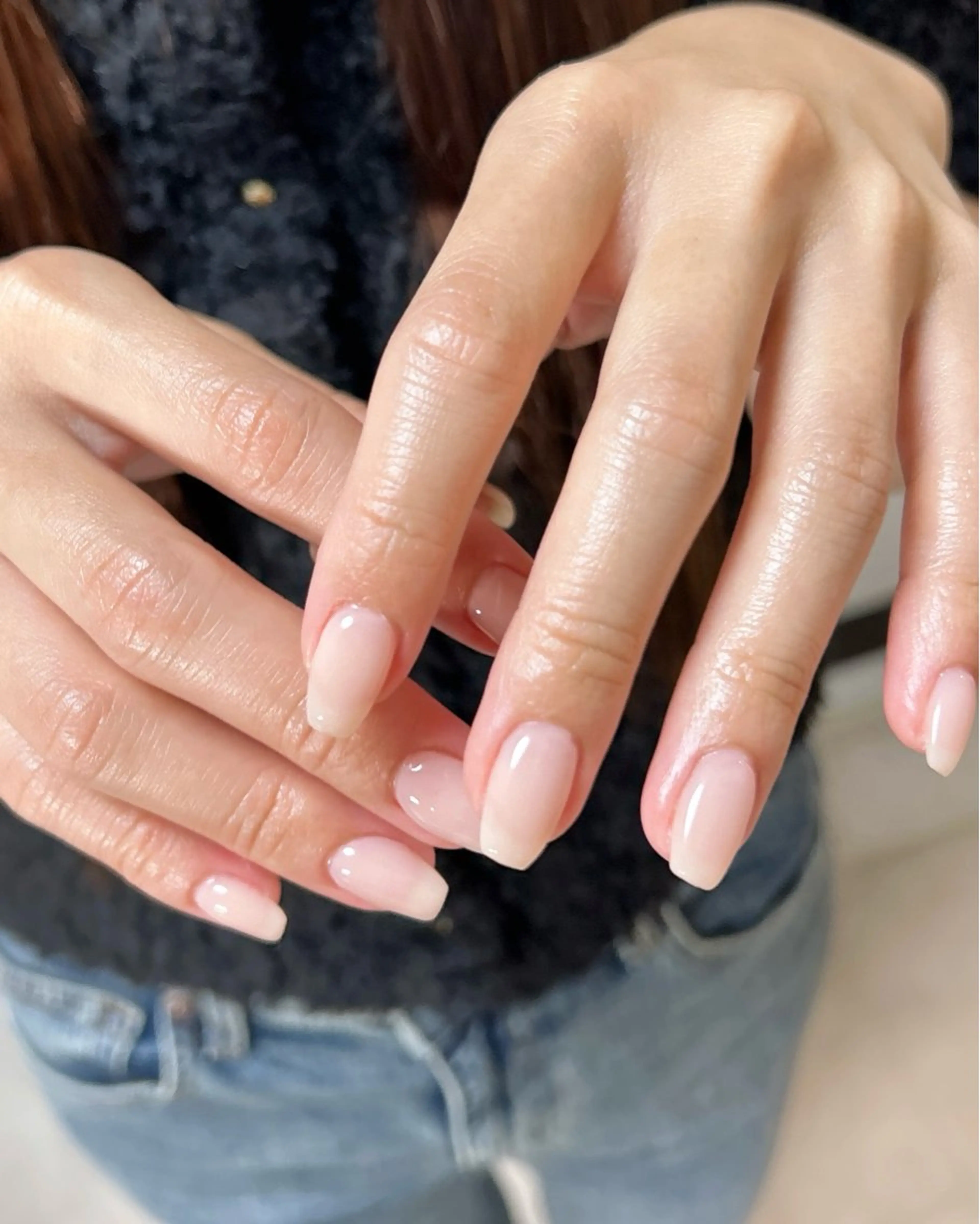 ネイル オフィスネイル ハンドネイル ten nail salon　かえでのネイルデザイン