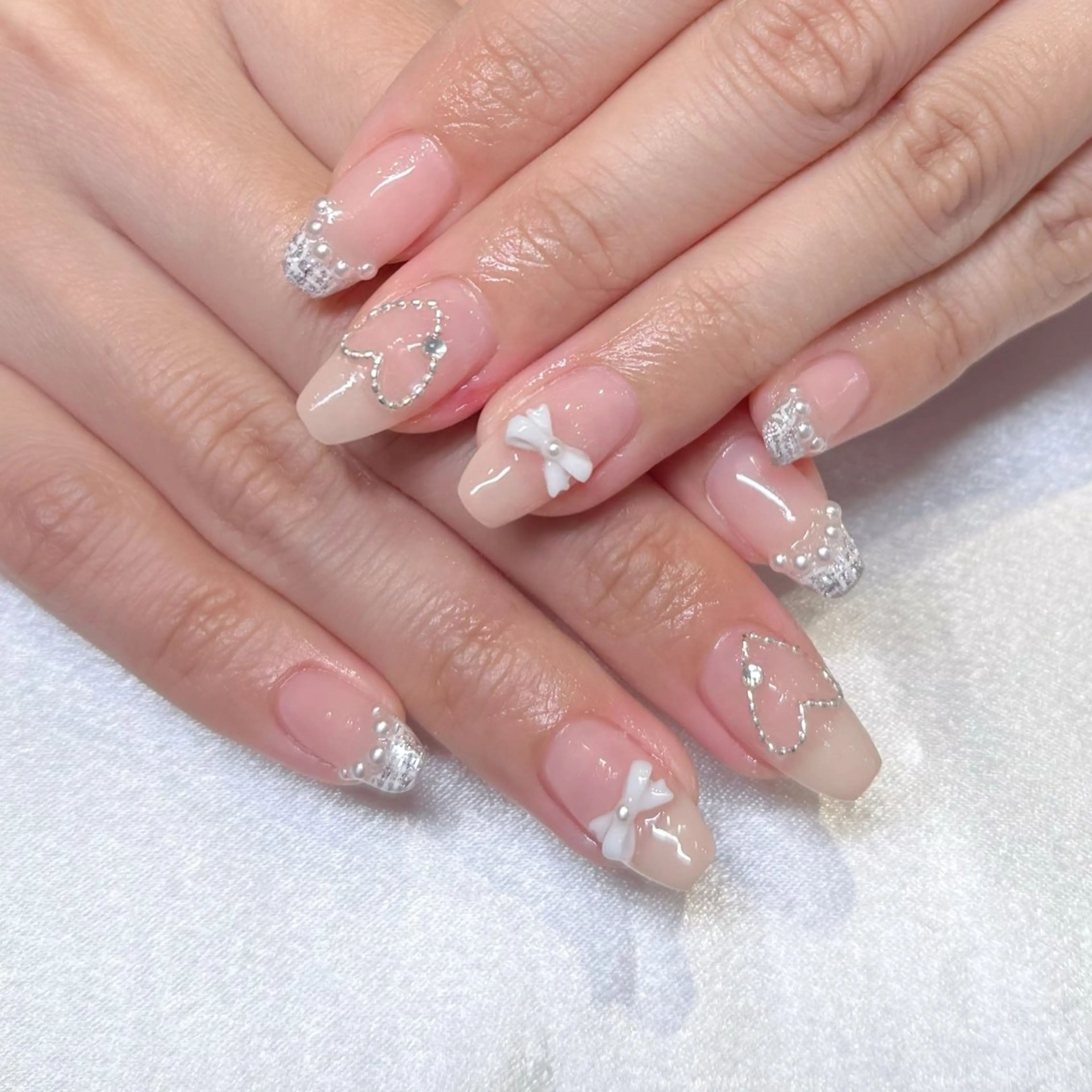 ネイル ハンドネイル mau🩵nail 堺筋本町｜心斎橋のネイルデザイン