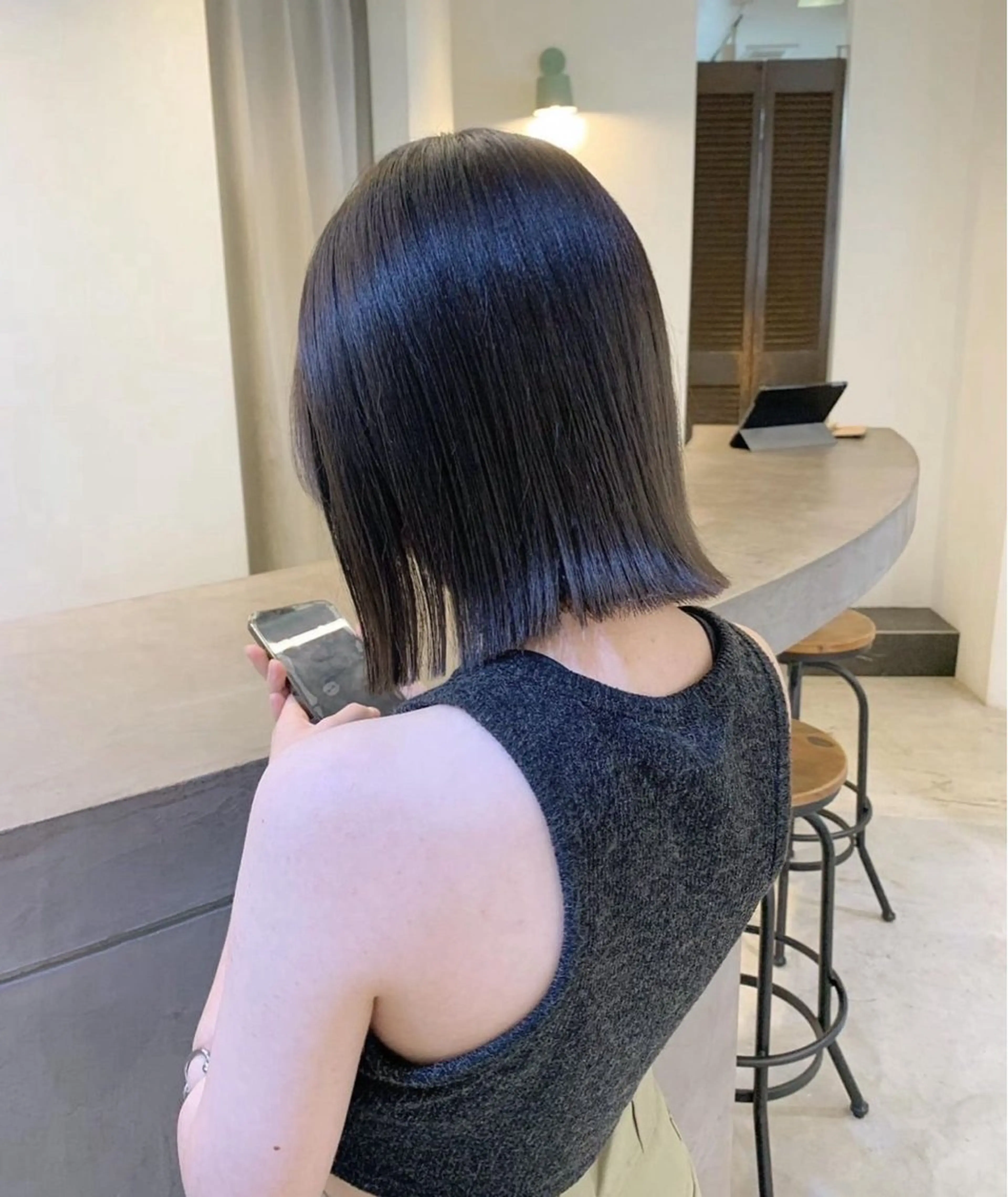 ミディアム morita yunaのヘアスタイル