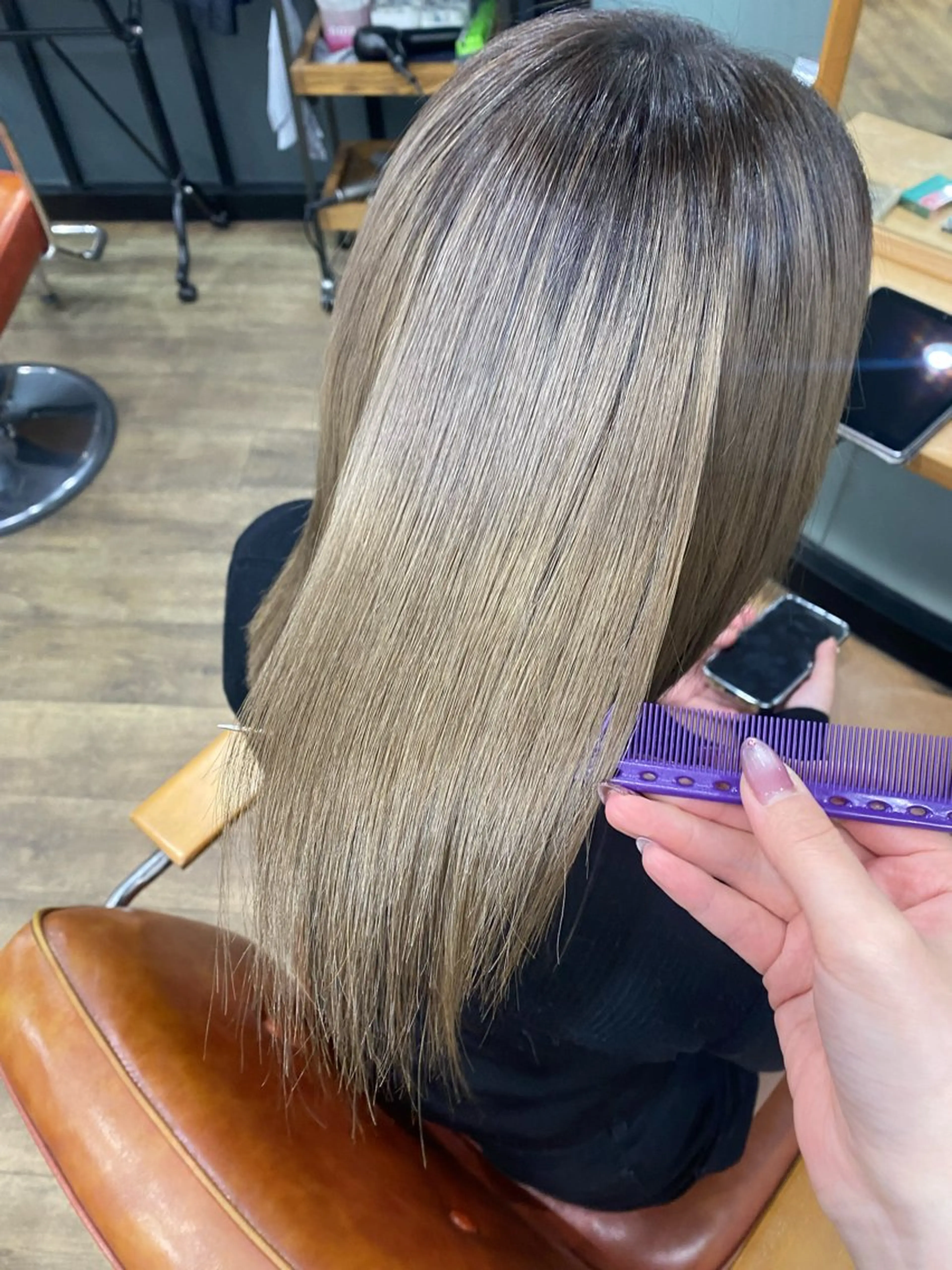 【✨髪にドラマを✨】前髪カット＋髪質改善トリートメント/ブリーチ毛対応可能の写真