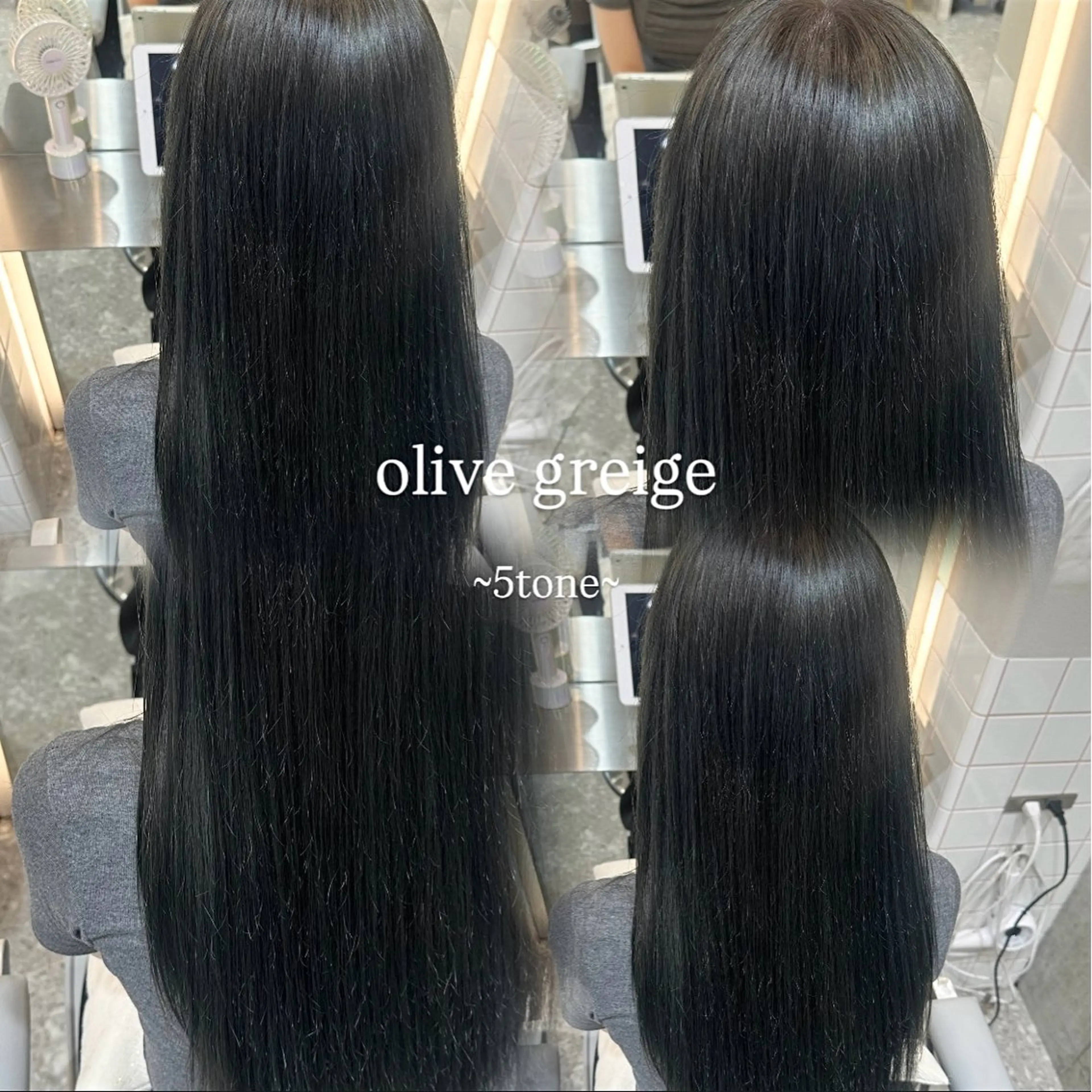 ミディアム カラー ブラウンカラー チョコレートブラウン 透明感カラー グレージュ くびれヘア 🫧韓国ミディアム カット🫧/ナナミのヘアスタイル