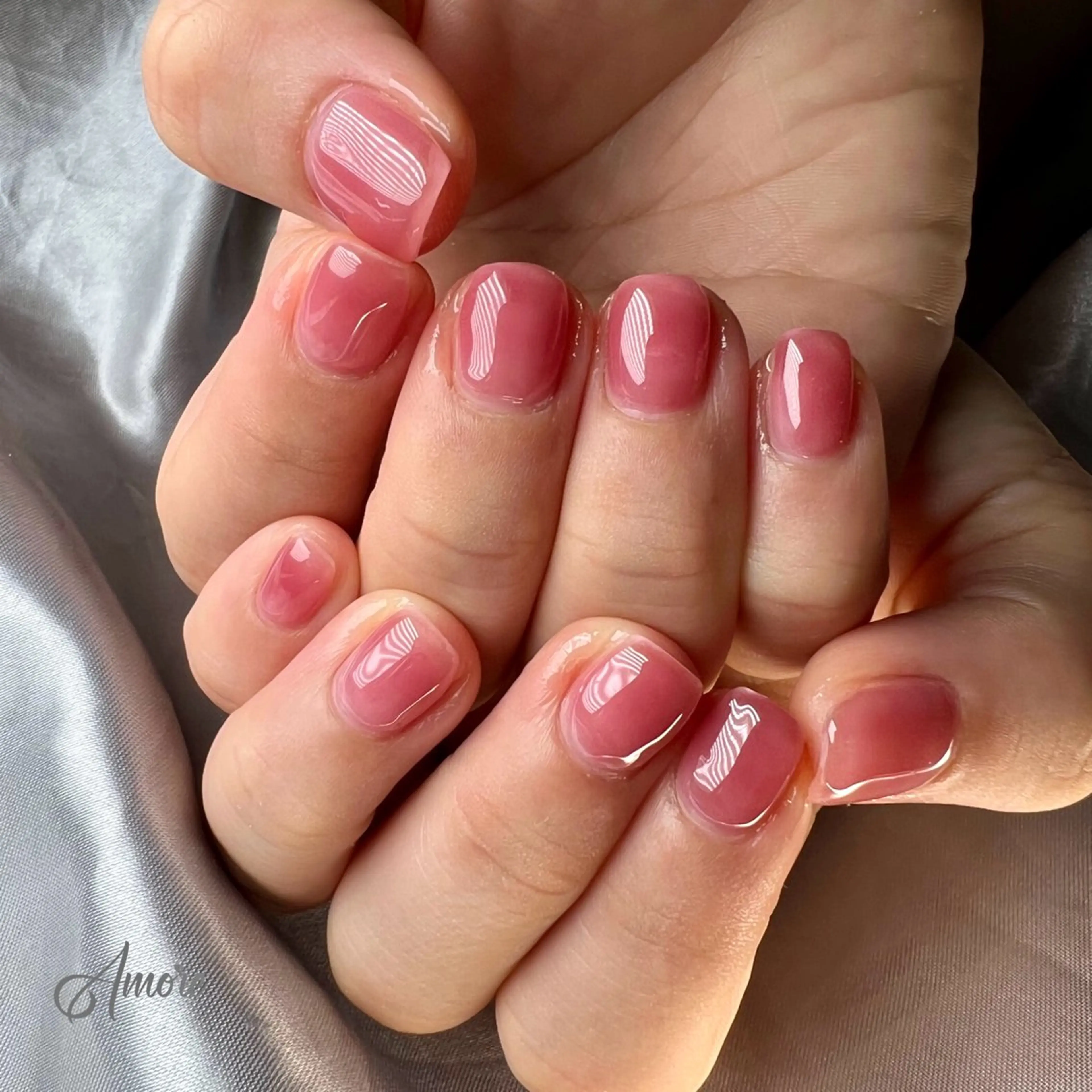 ネイル ジェルネイル 韓国ネイル パラジェル 夏ネイル You kyehwaのネイルデザイン