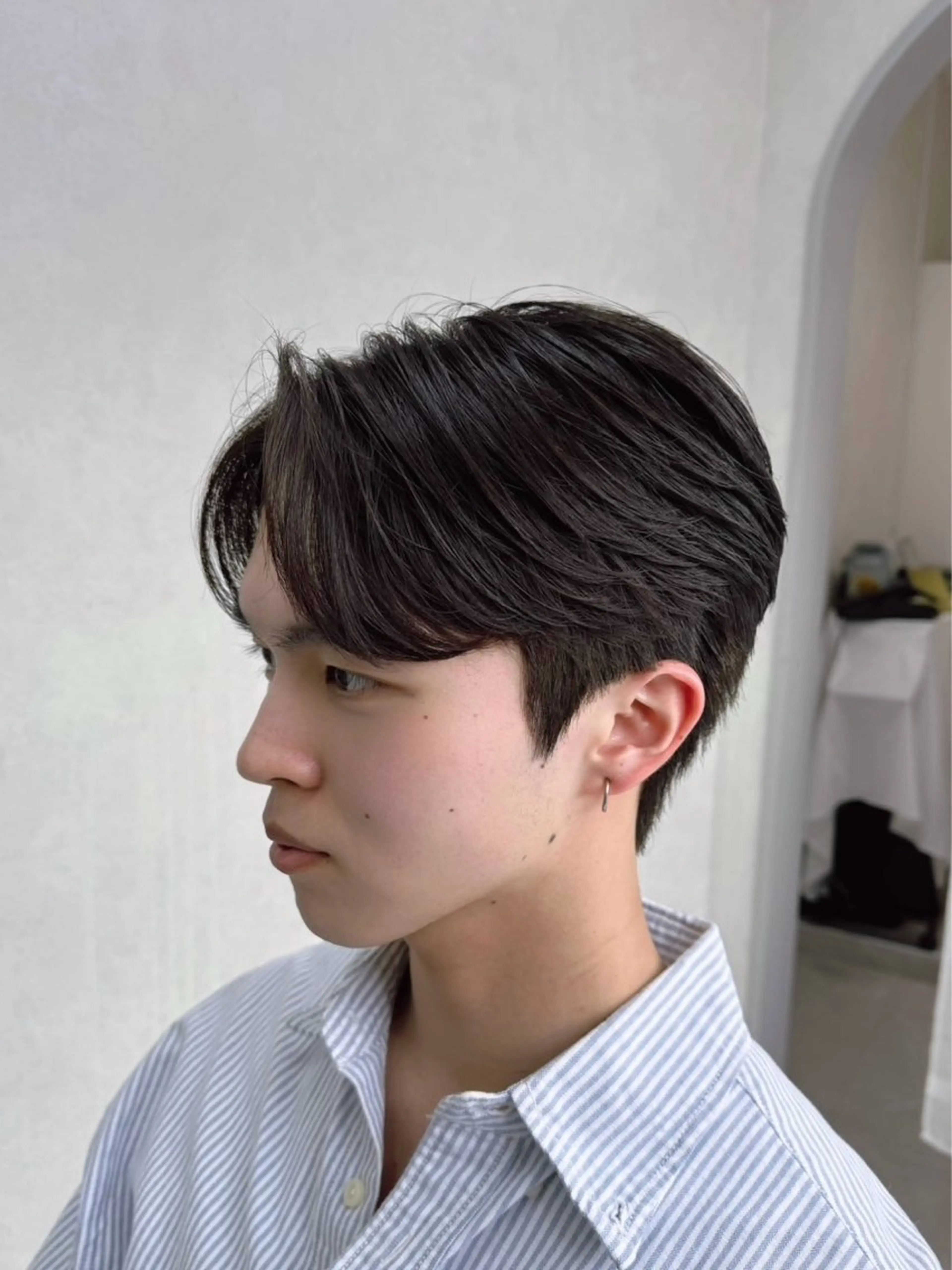ショート メンズ ま ひのヘアスタイル