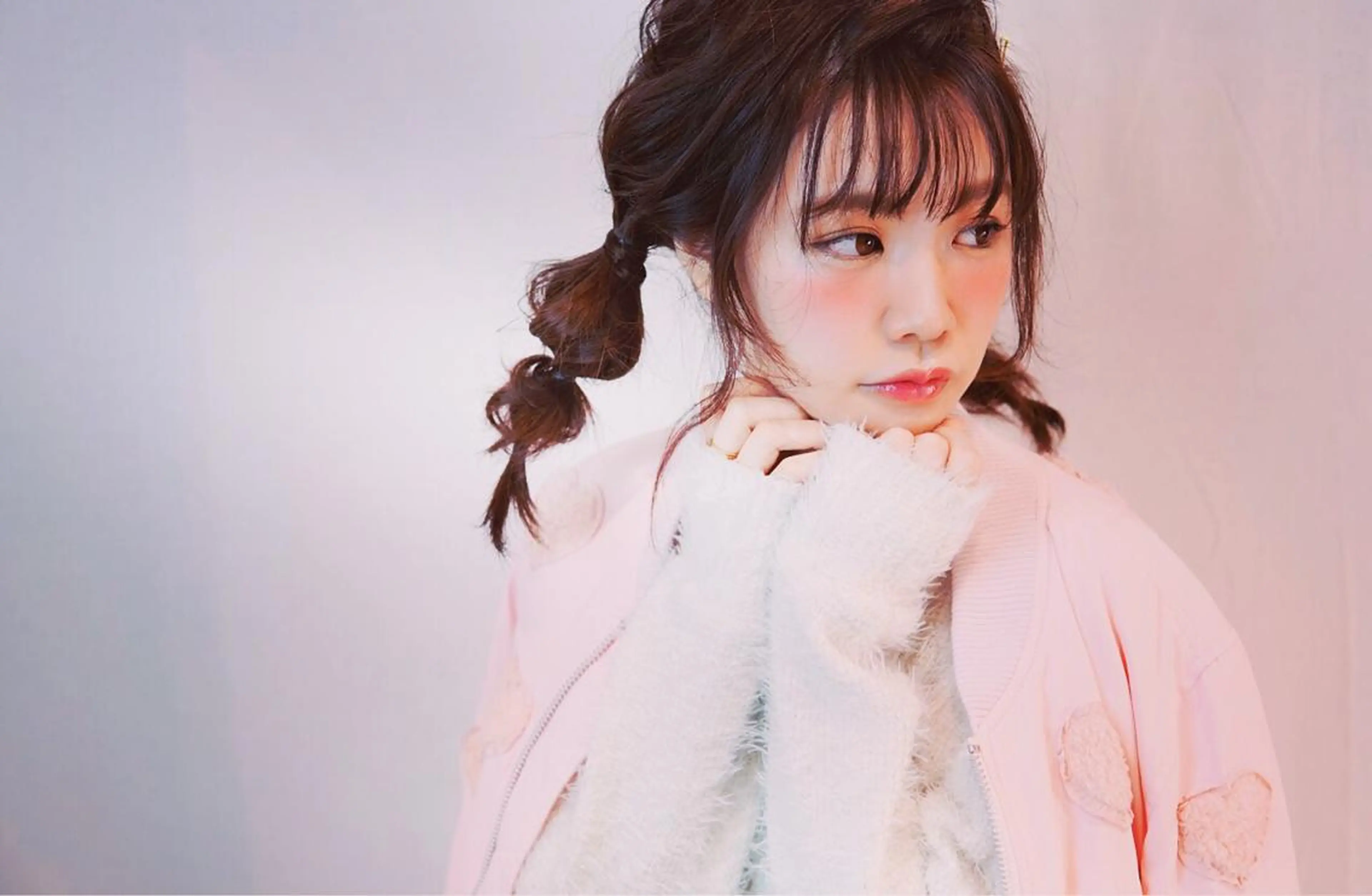 ヘアアレンジ ツインテール 髪質改善、エクステ 山口卓哉のヘアスタイル