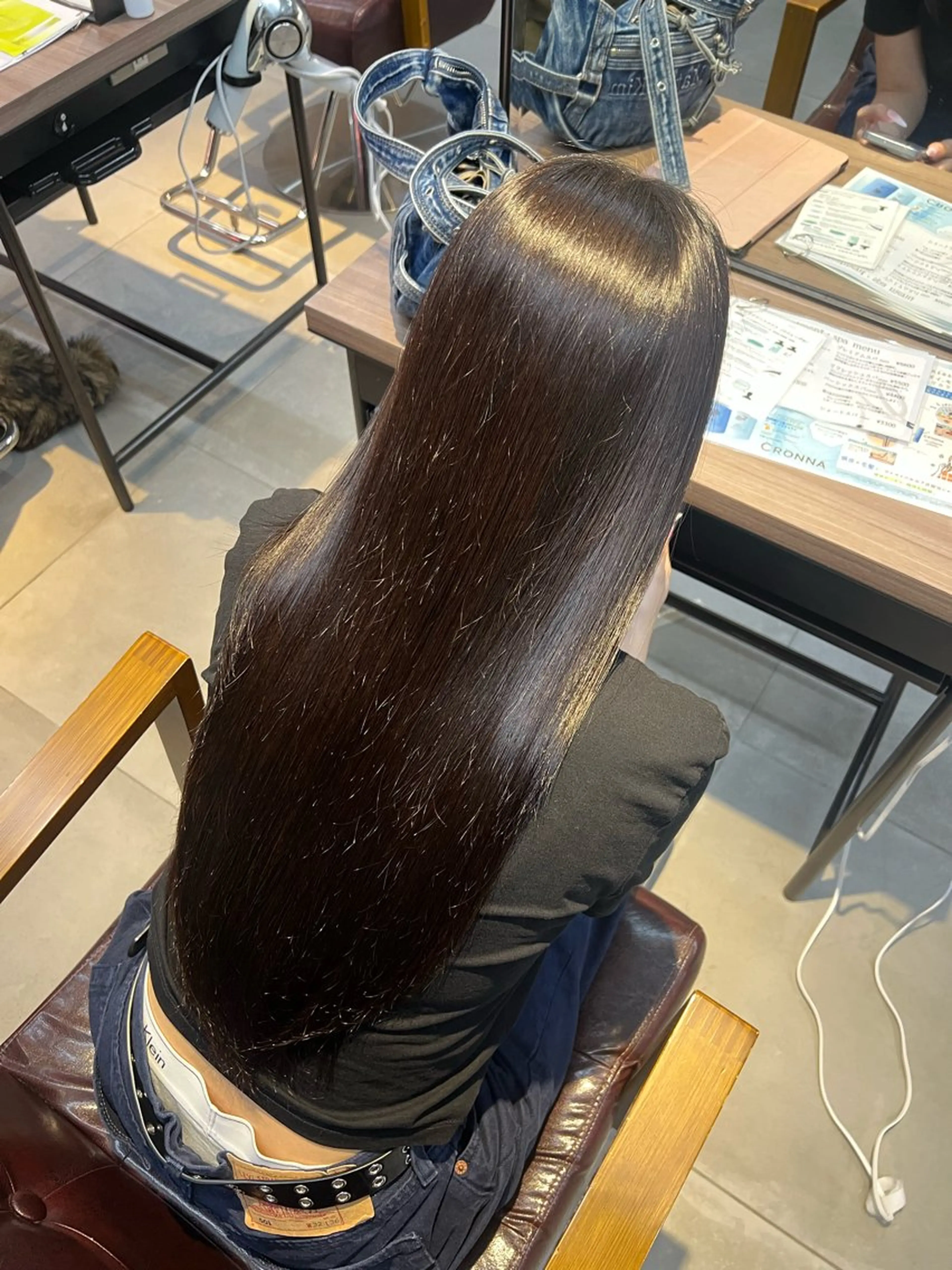 ロング 縮毛矯正 Kako🫧⭐️ アシスタント/モデルのヘアスタイル