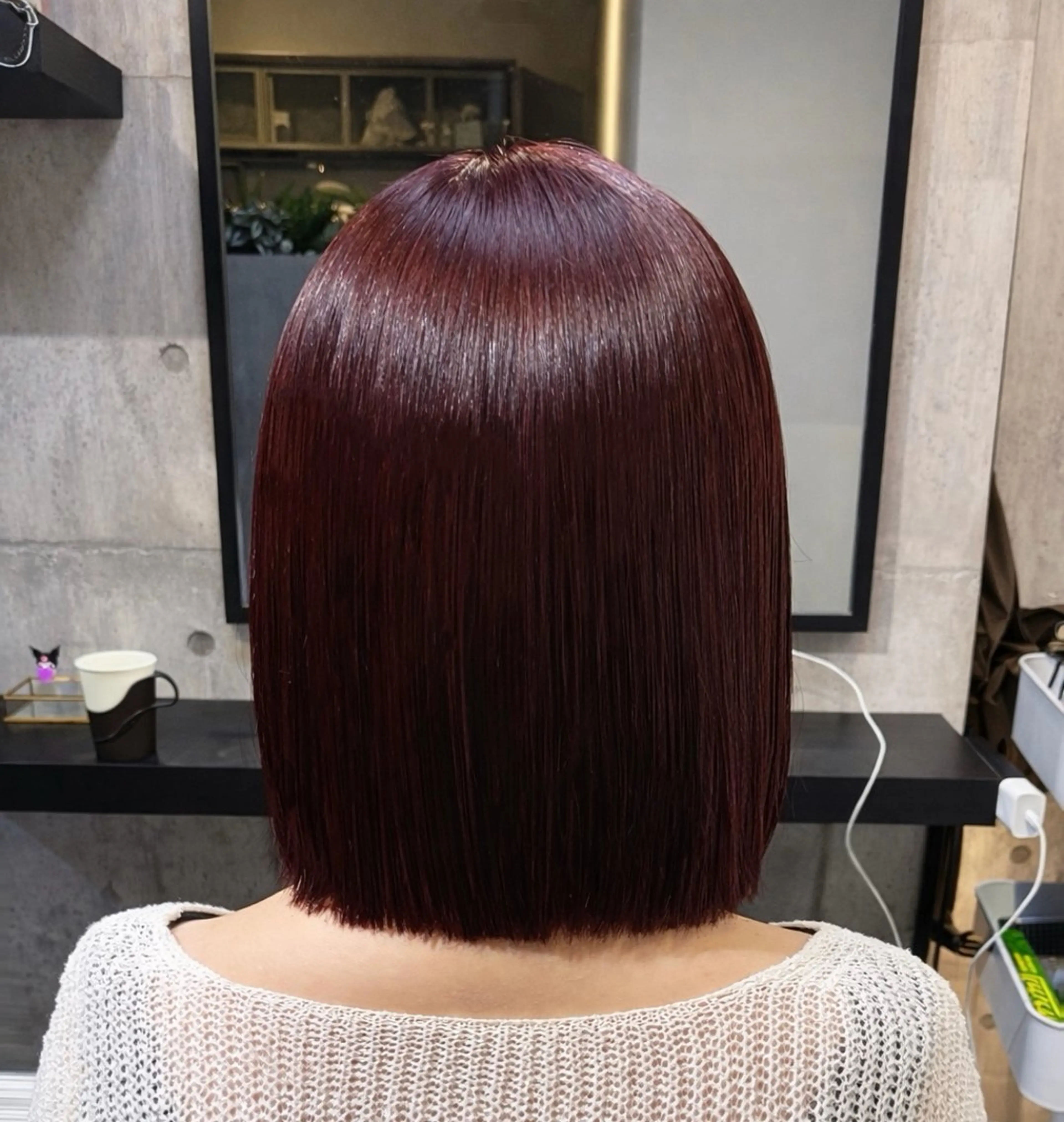 ブリーチなしWカラー+カット ¥8,500の写真