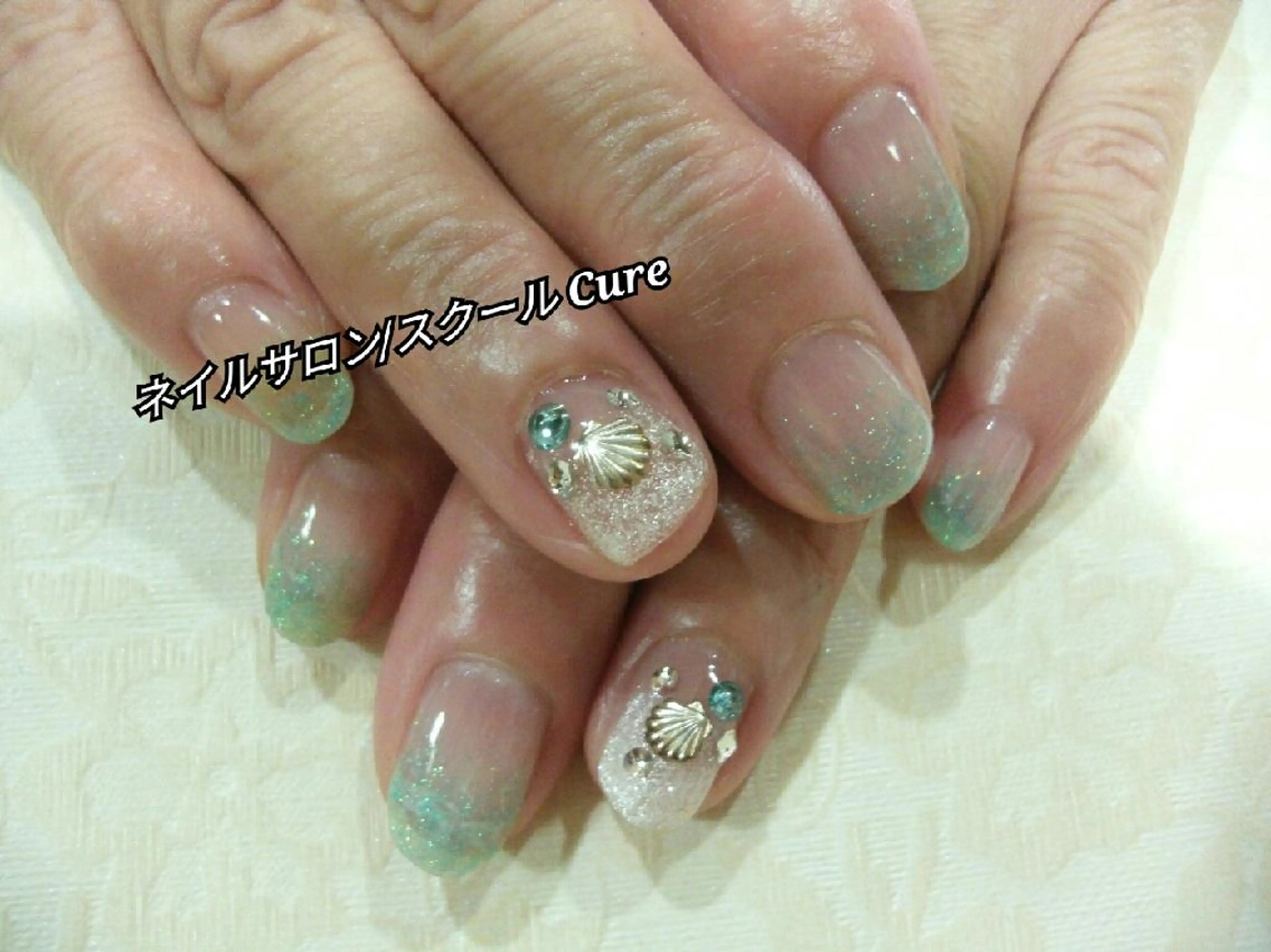 ショート ネイル ネイルサロン Cureのネイルデザイン