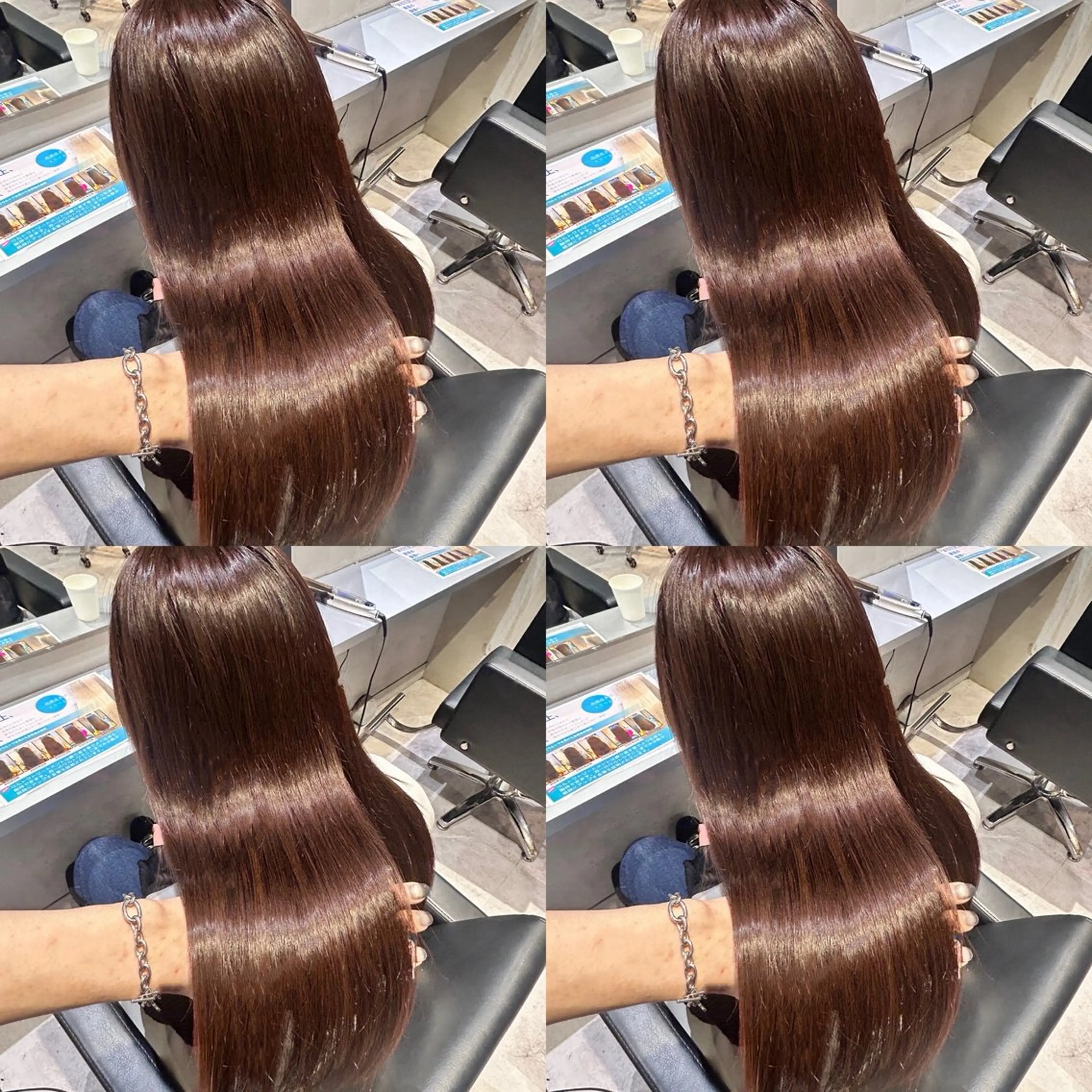 ロング カラー ヘアカラー トリートメント 艶髪×透明感カラー りこのヘアスタイル