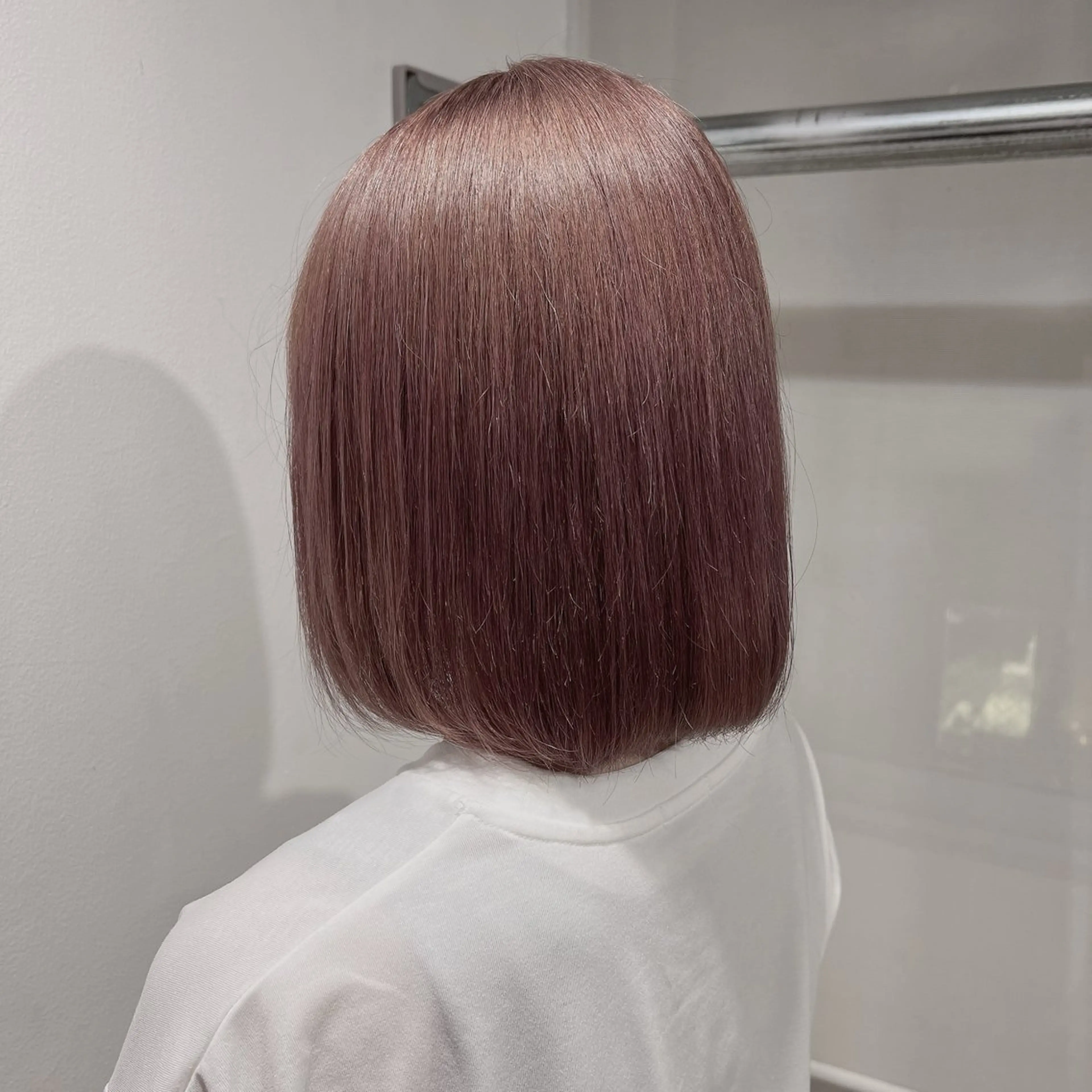 ミディアム カラー 𓏸レイヤー髪質改善 透けカラーカノン🫧のヘアスタイル