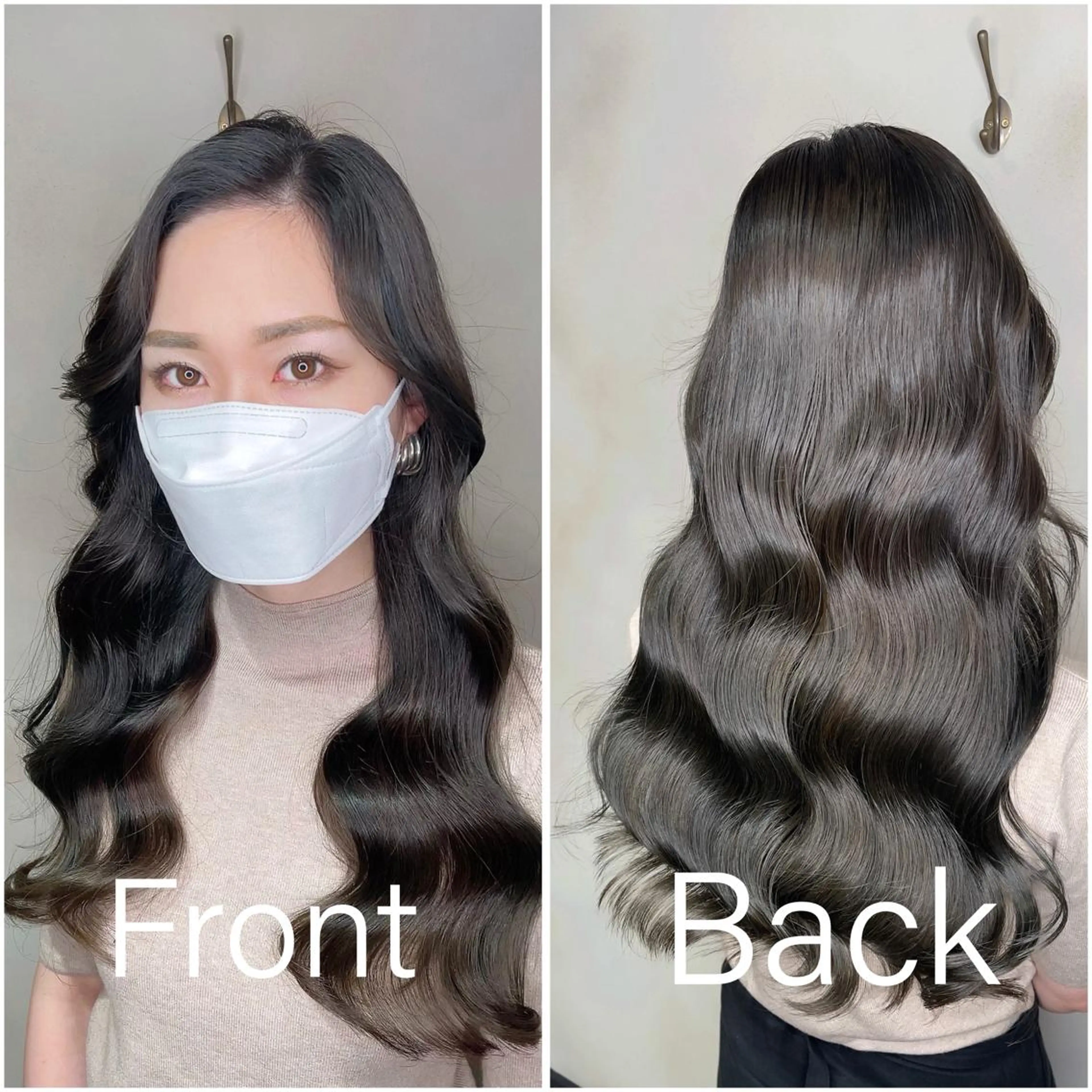 ロング カラー カット ヘアカラー トリートメント 泉 堅也のヘアスタイル