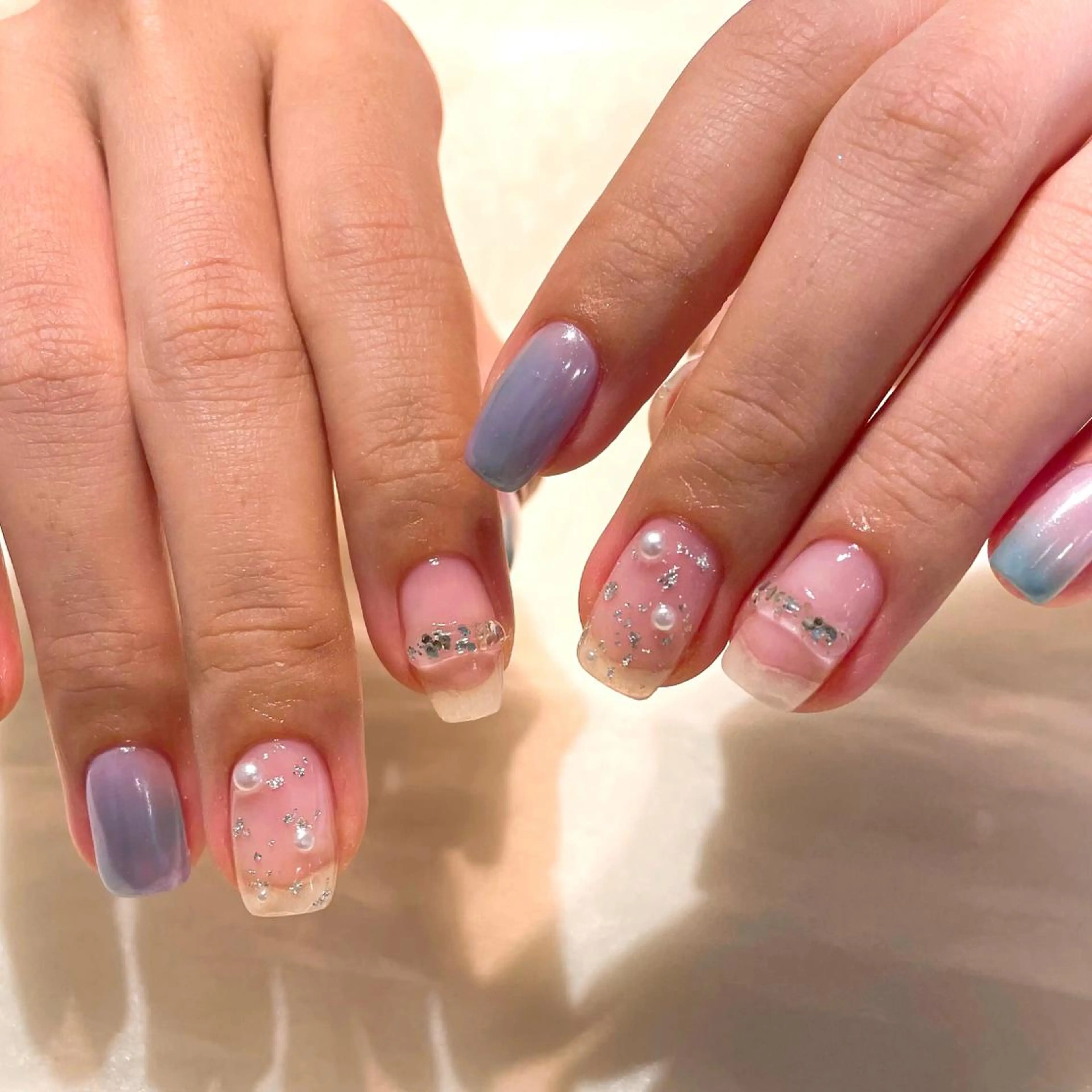 ネイル ハンドネイル 新井 ひなののネイルデザイン