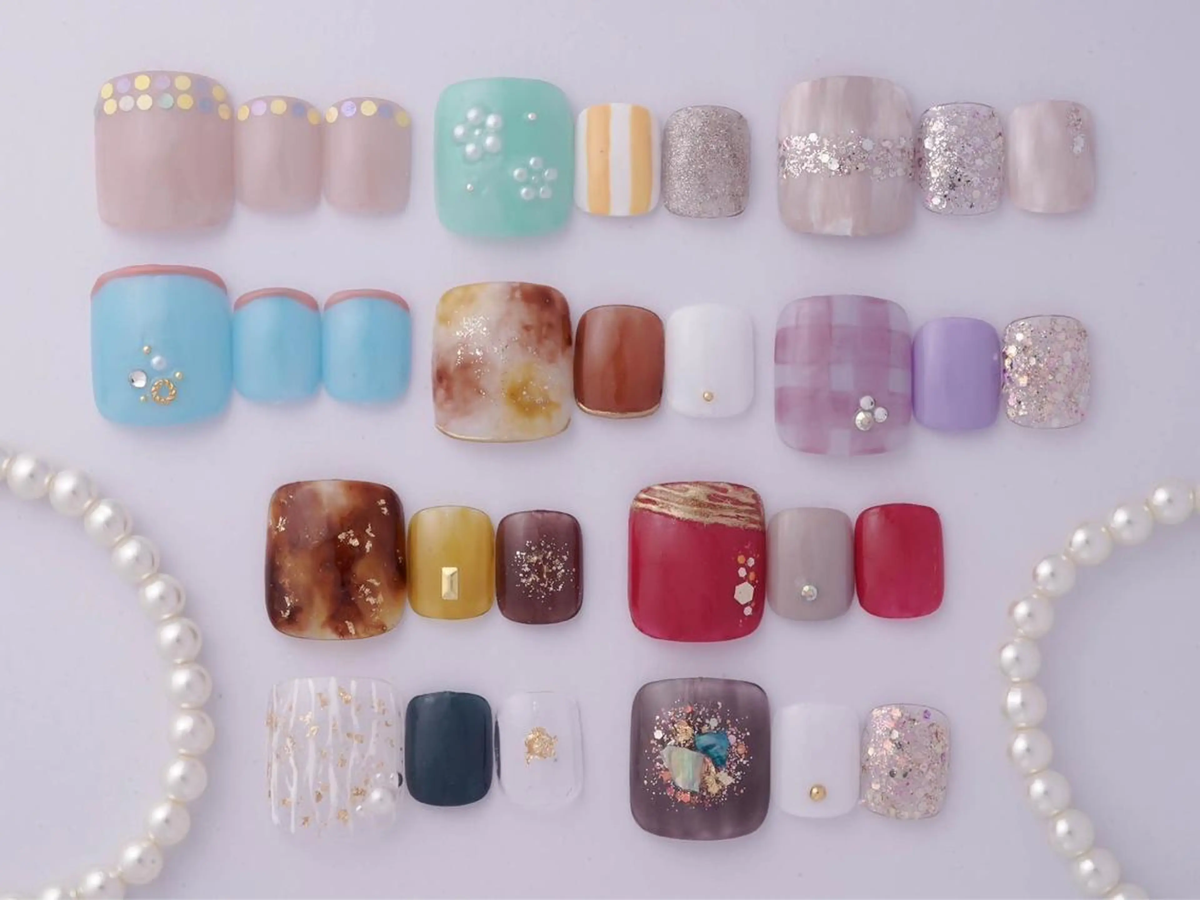 ネイル フットネイル ネイル脱毛 Reeのネイルデザイン