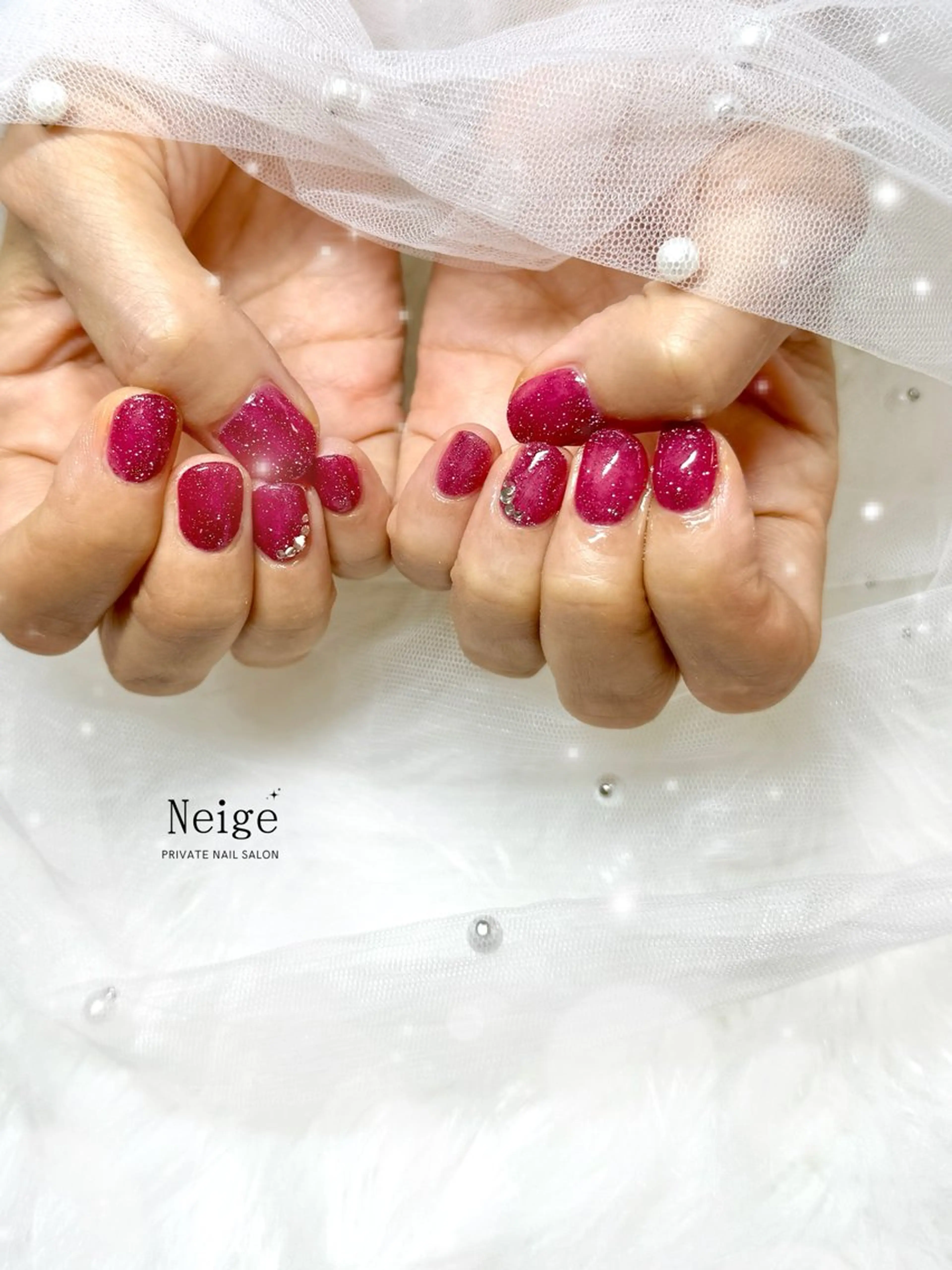 ネイル ハンドネイル Neige‪𓂃ai ＊梅津 / 松尾のネイルデザイン